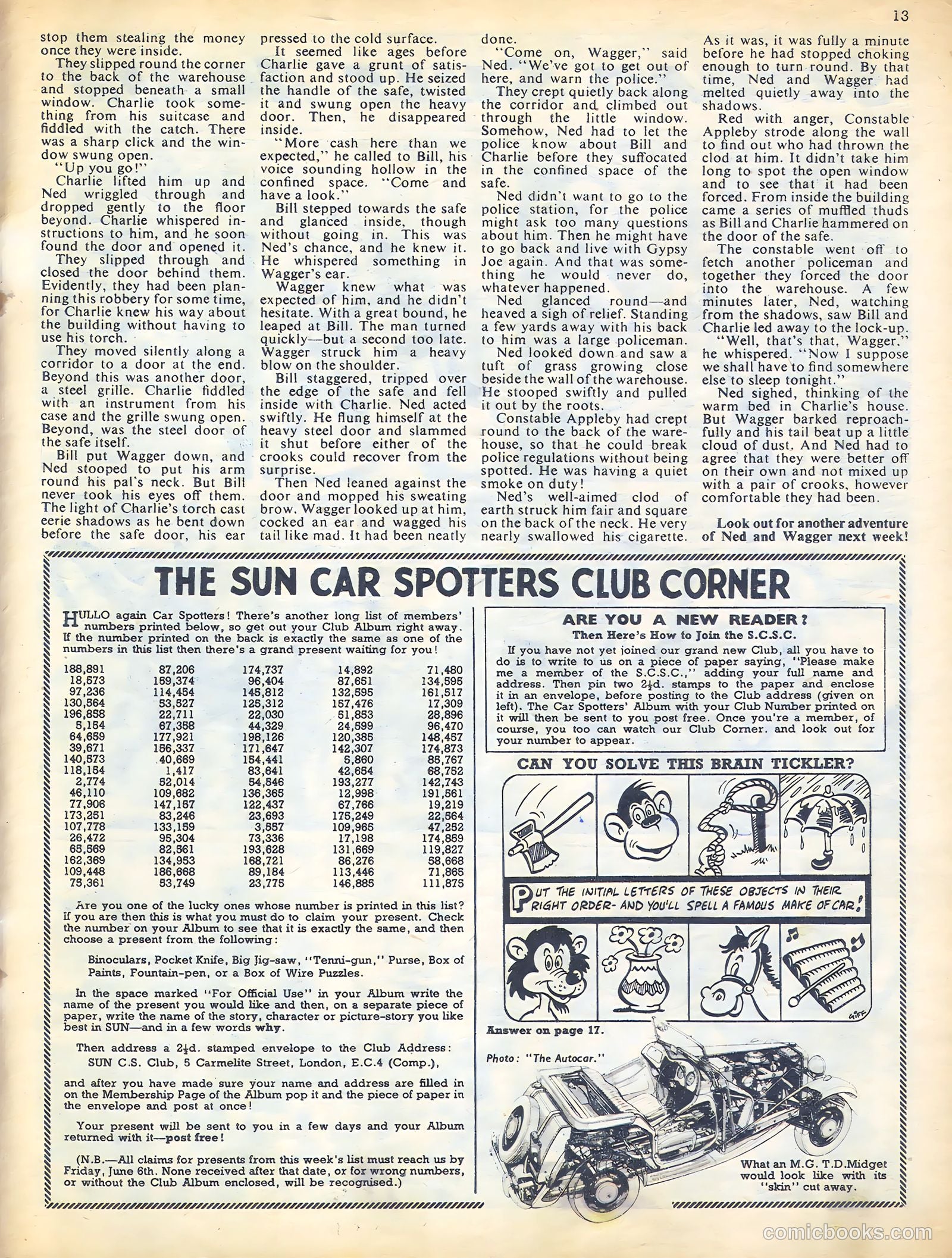 Sun #173 (1952) — page 13 of 20
