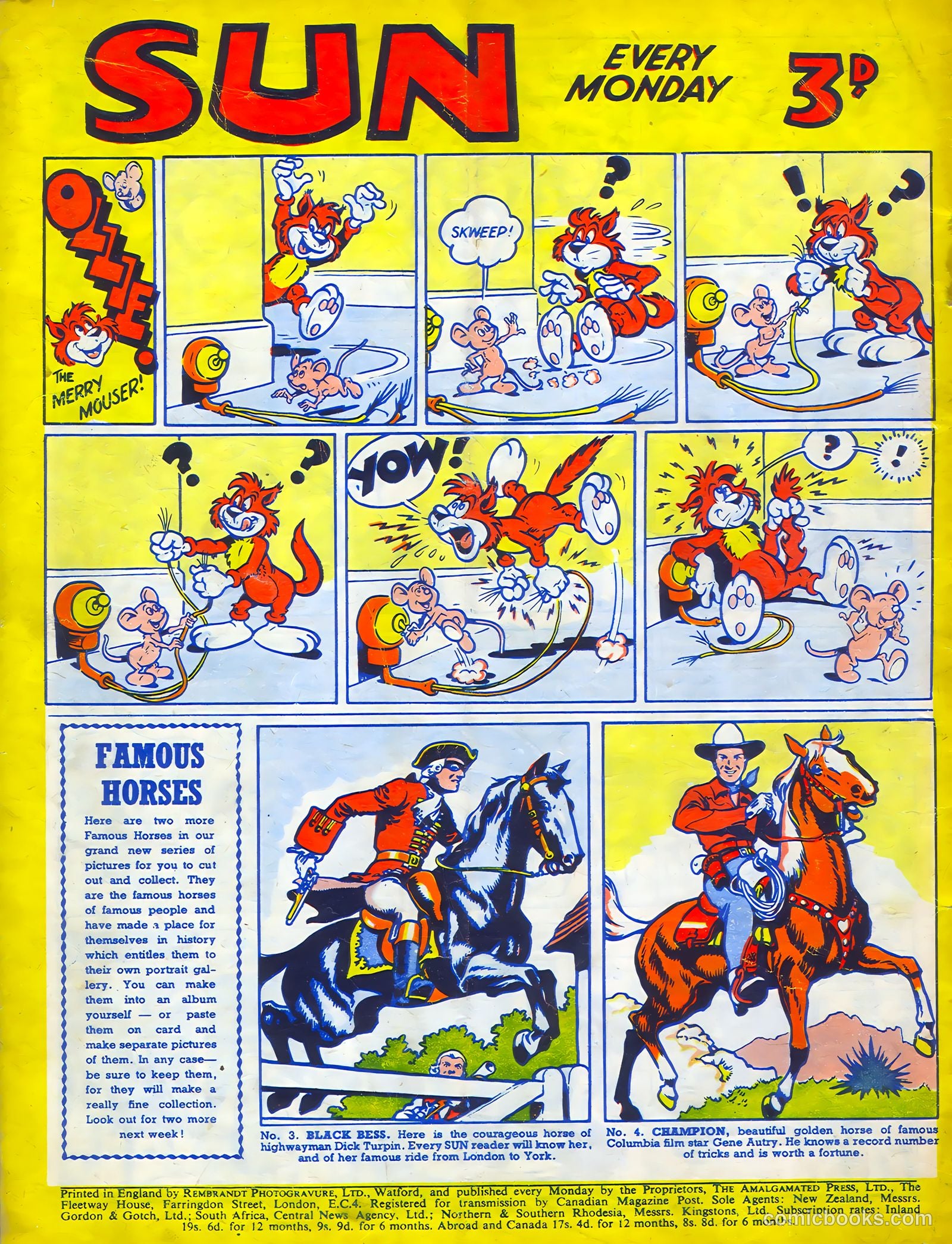 Sun #173 (1952) — page 20 of 20