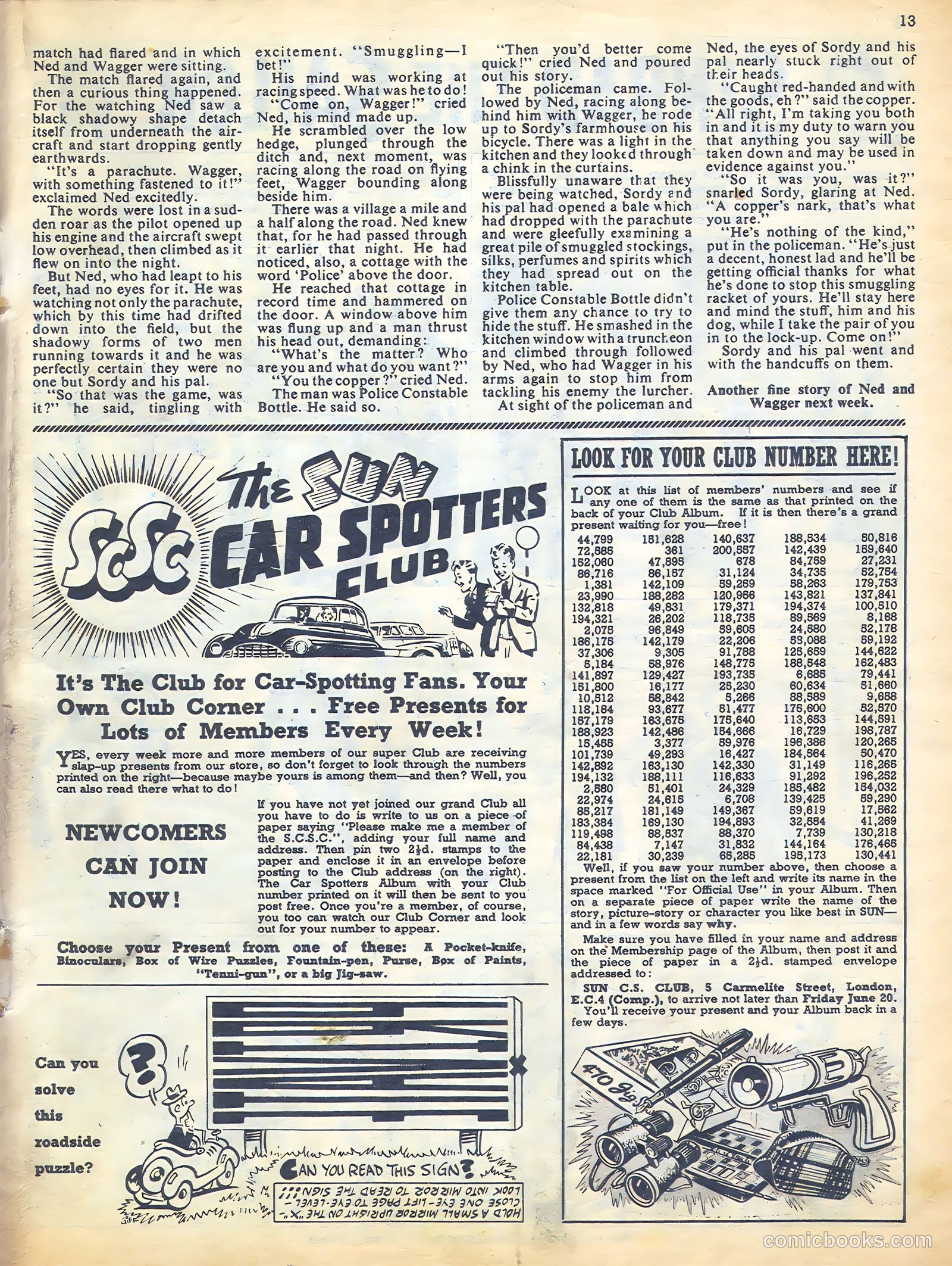 Sun #176 (1952) — page 13 of 20