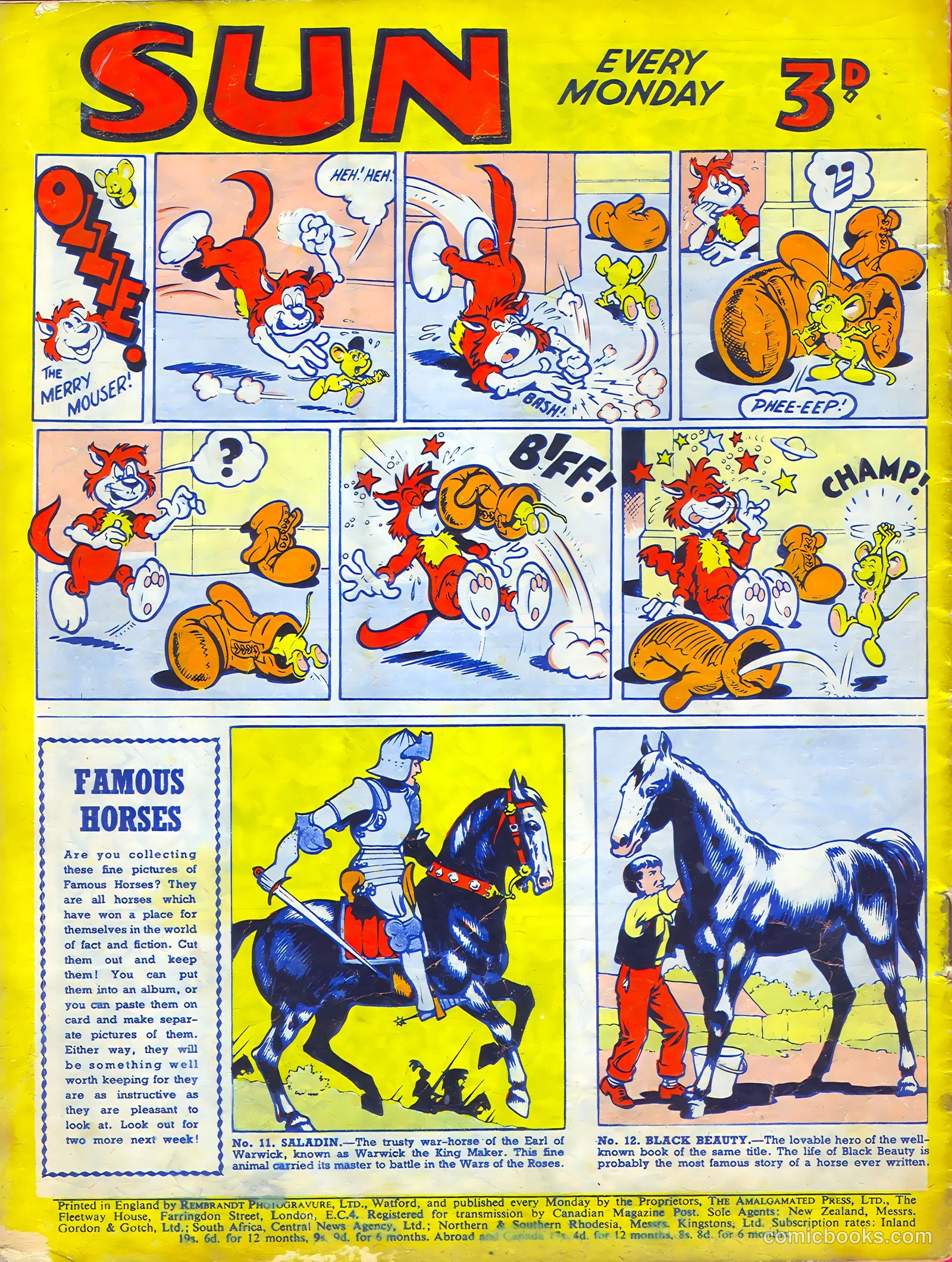 Sun #177 (1952) — page 20 of 20