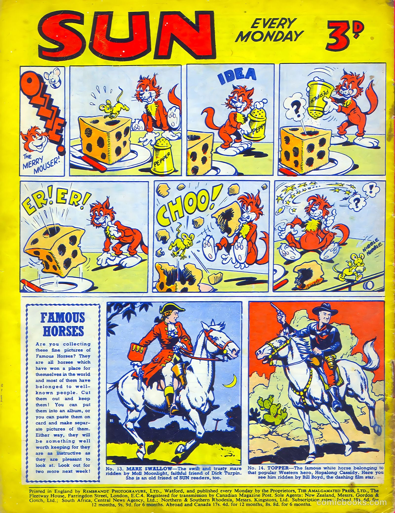 Sun #178 (1952) — page 20 of 20
