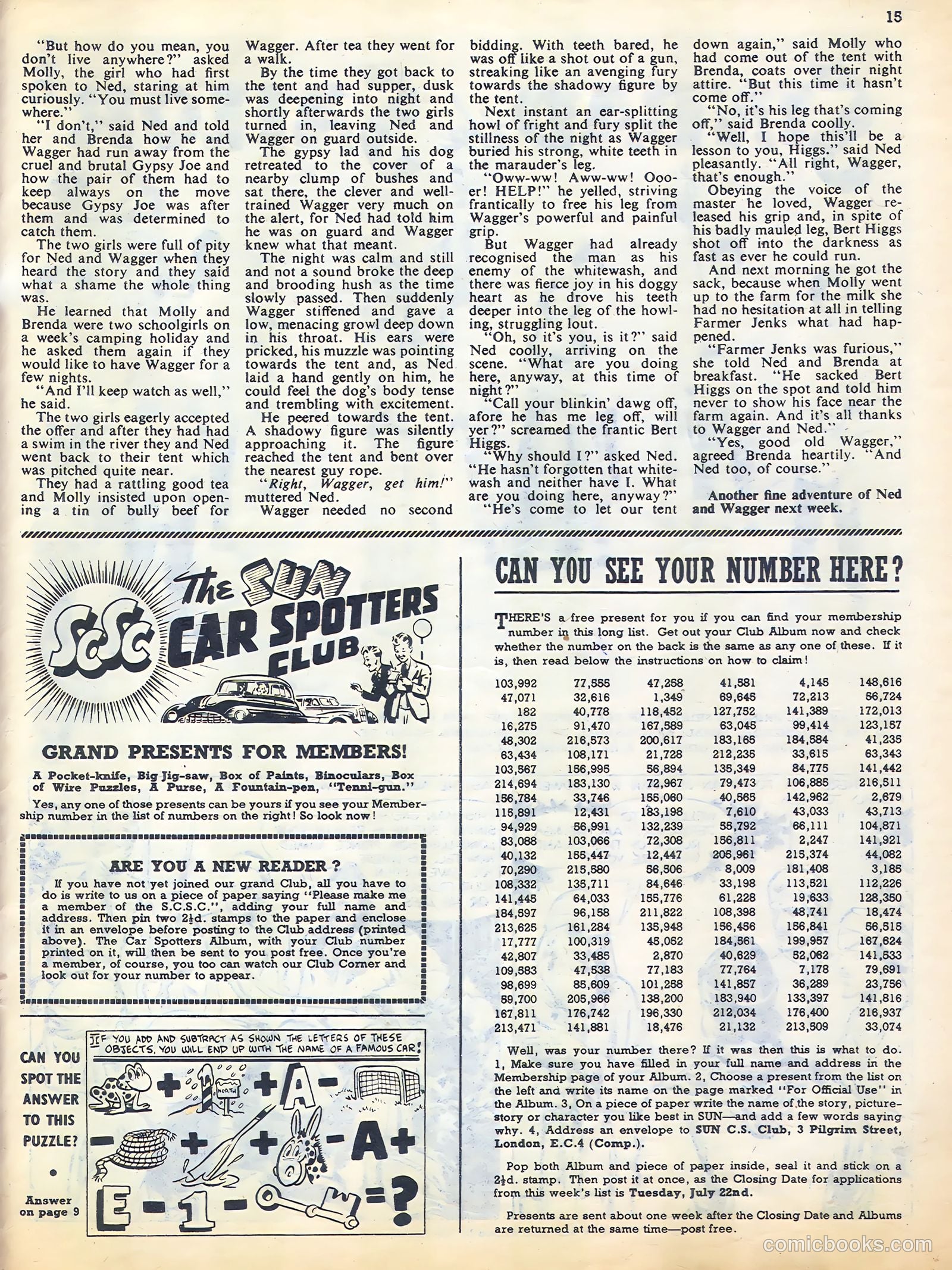 Sun #180 (1952) — page 15 of 20