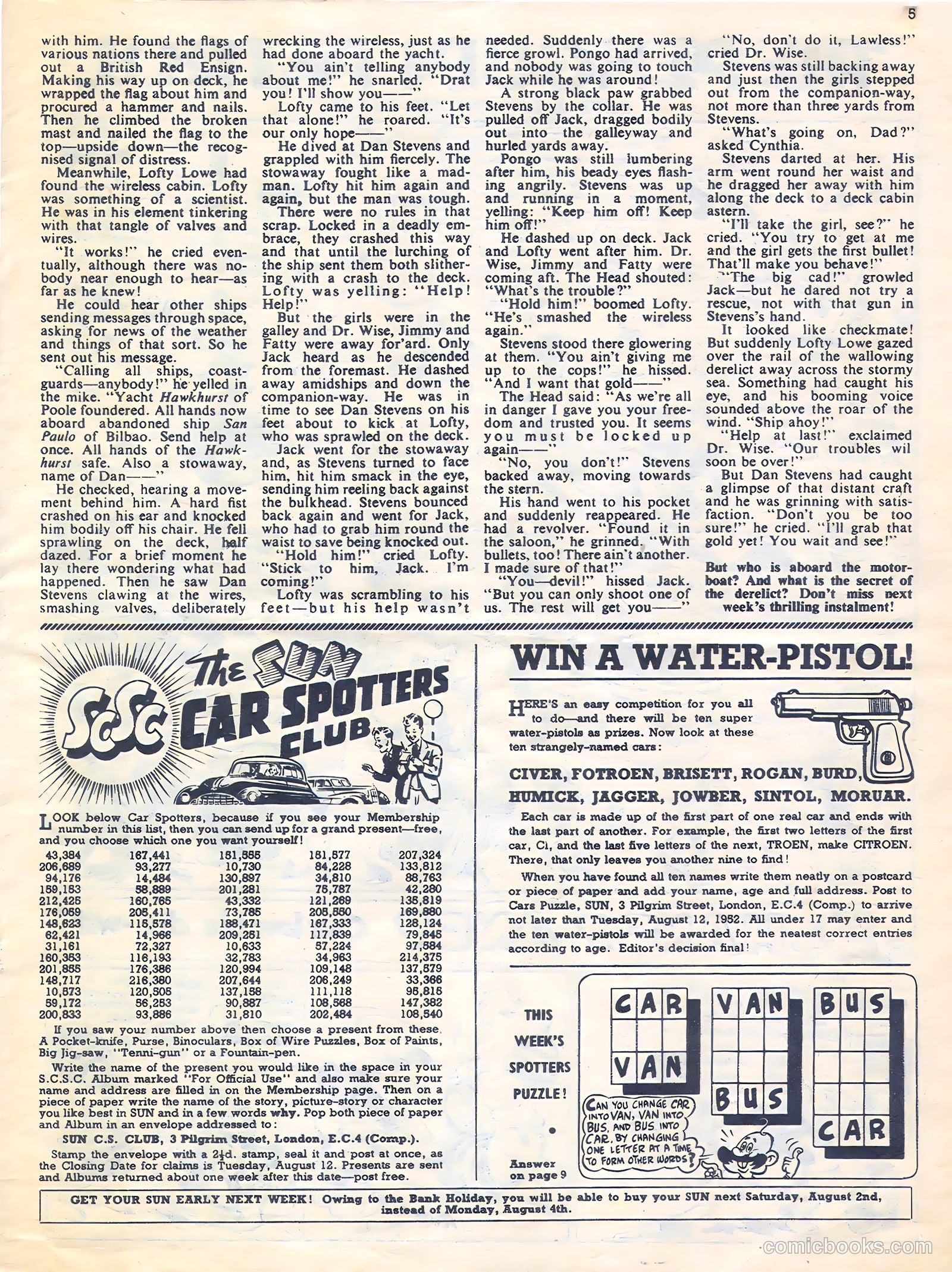 Sun #182 (1952) — page 5 of 20