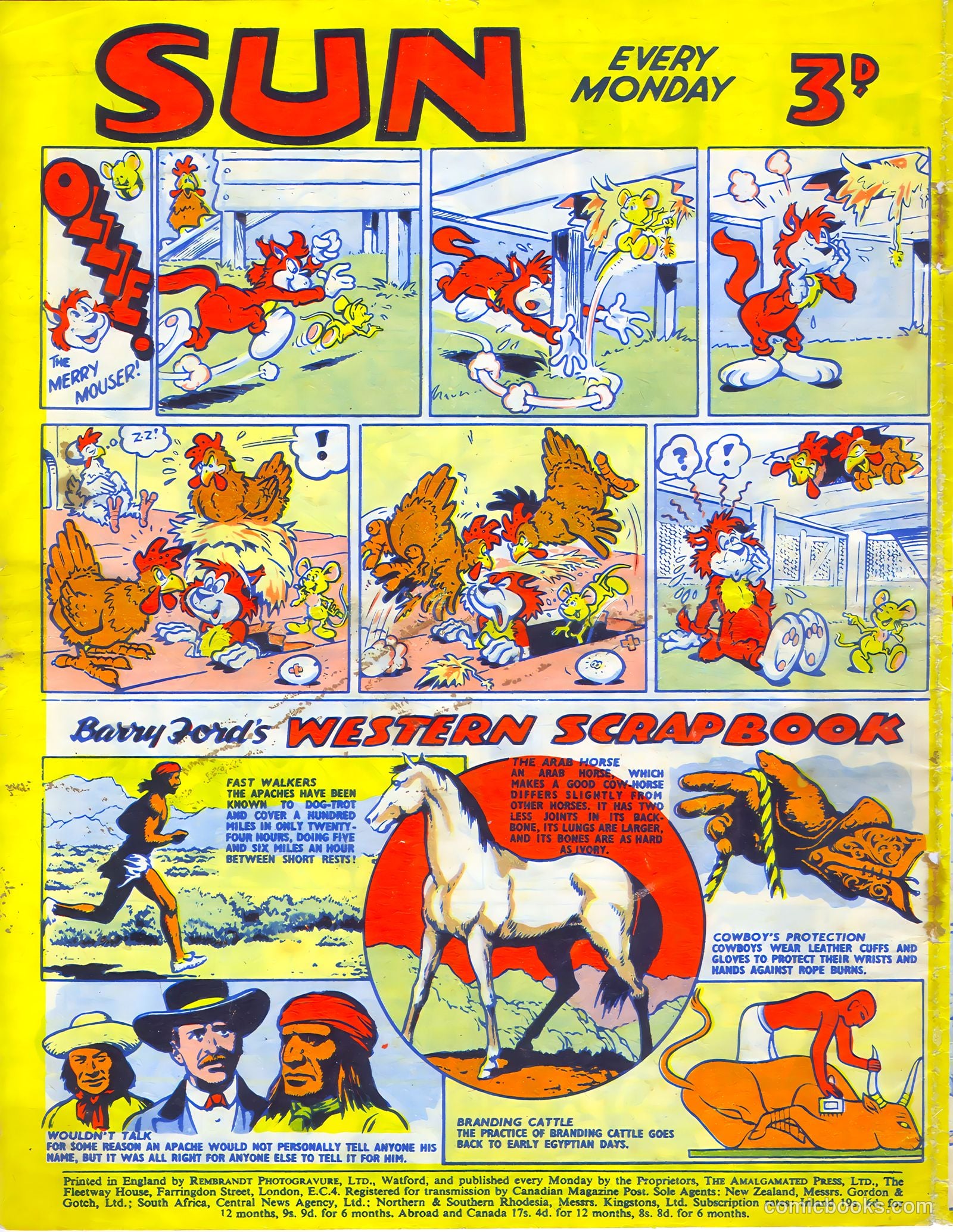 Sun #182 (1952) — page 20 of 20