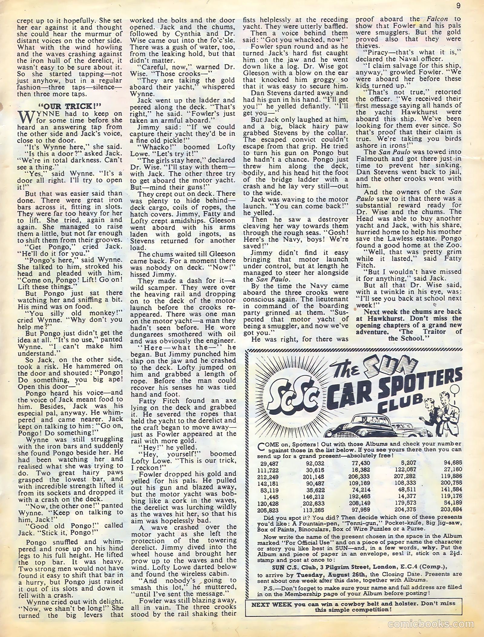 Sun #184 (1952) — page 9 of 20