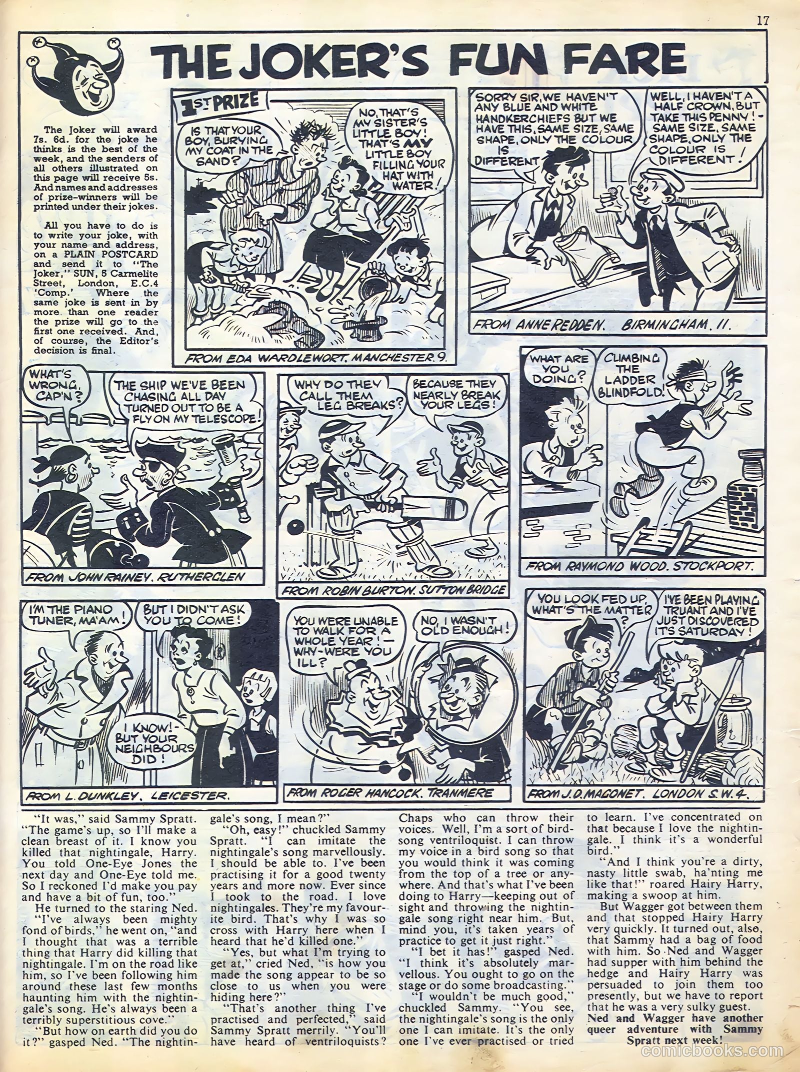 Sun #185 (1952) — page 17 of 20