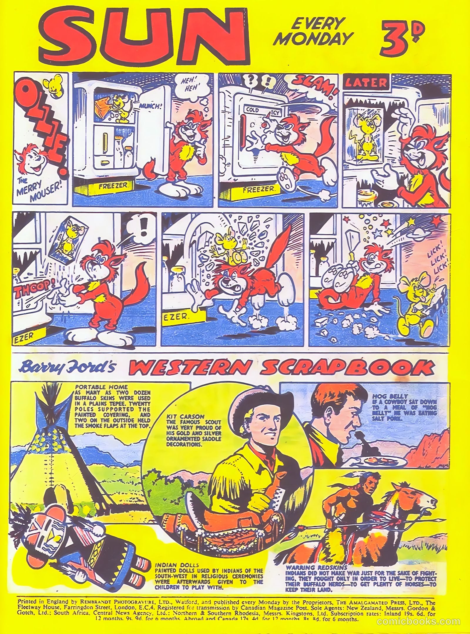 Sun #188 (1952) — page 20 of 20