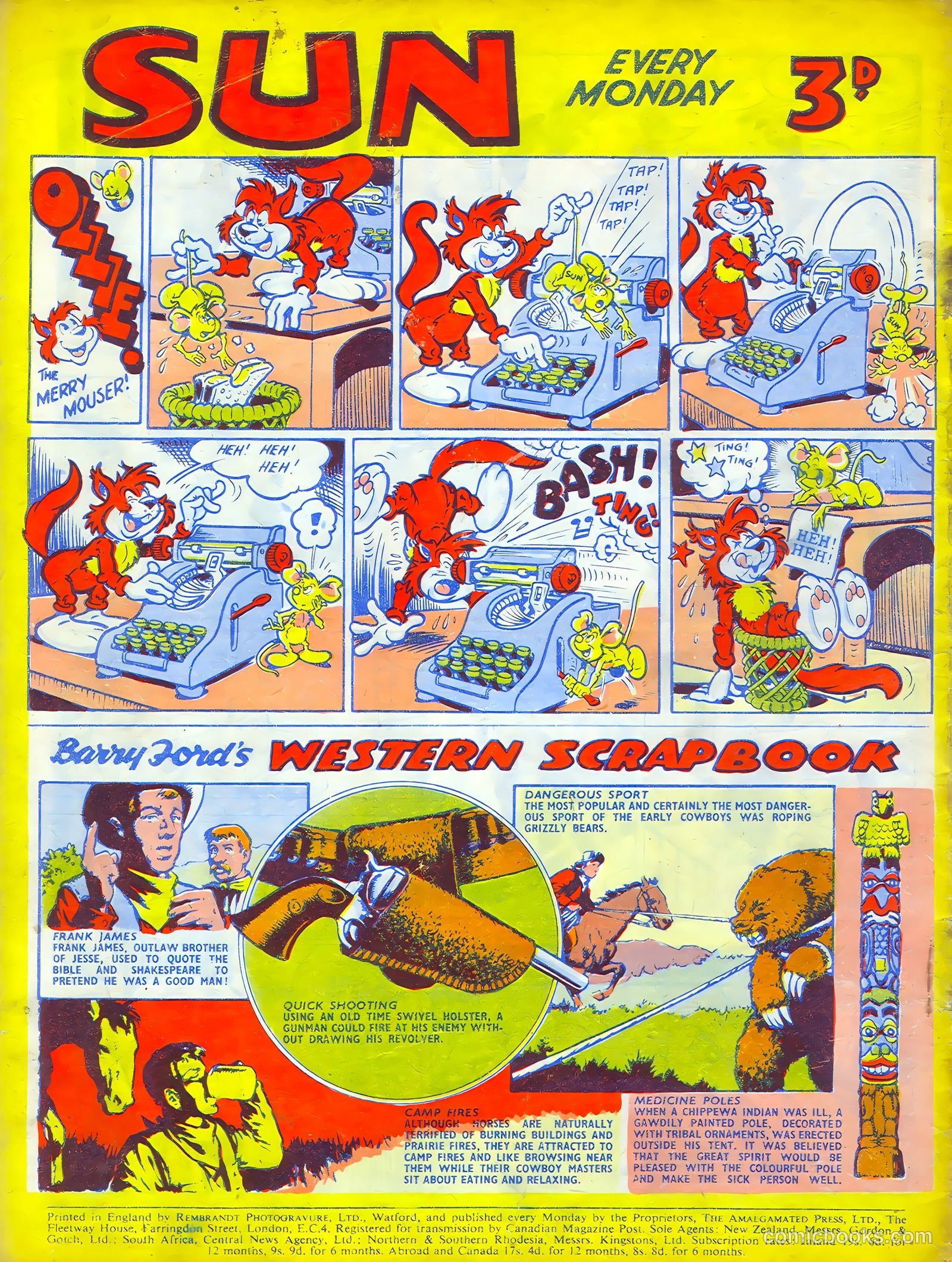 Sun #189 (1958) — page 20 of 20