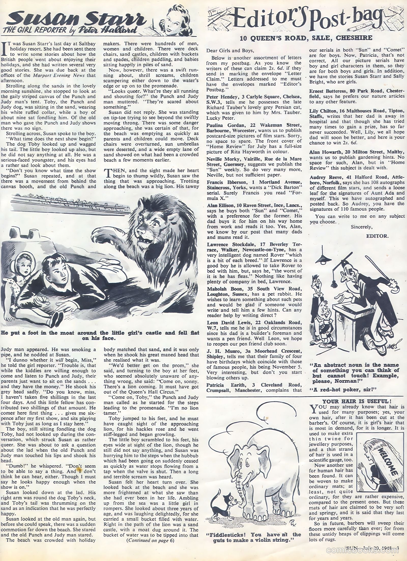 Sun #19 (1948) — page 3 of 7