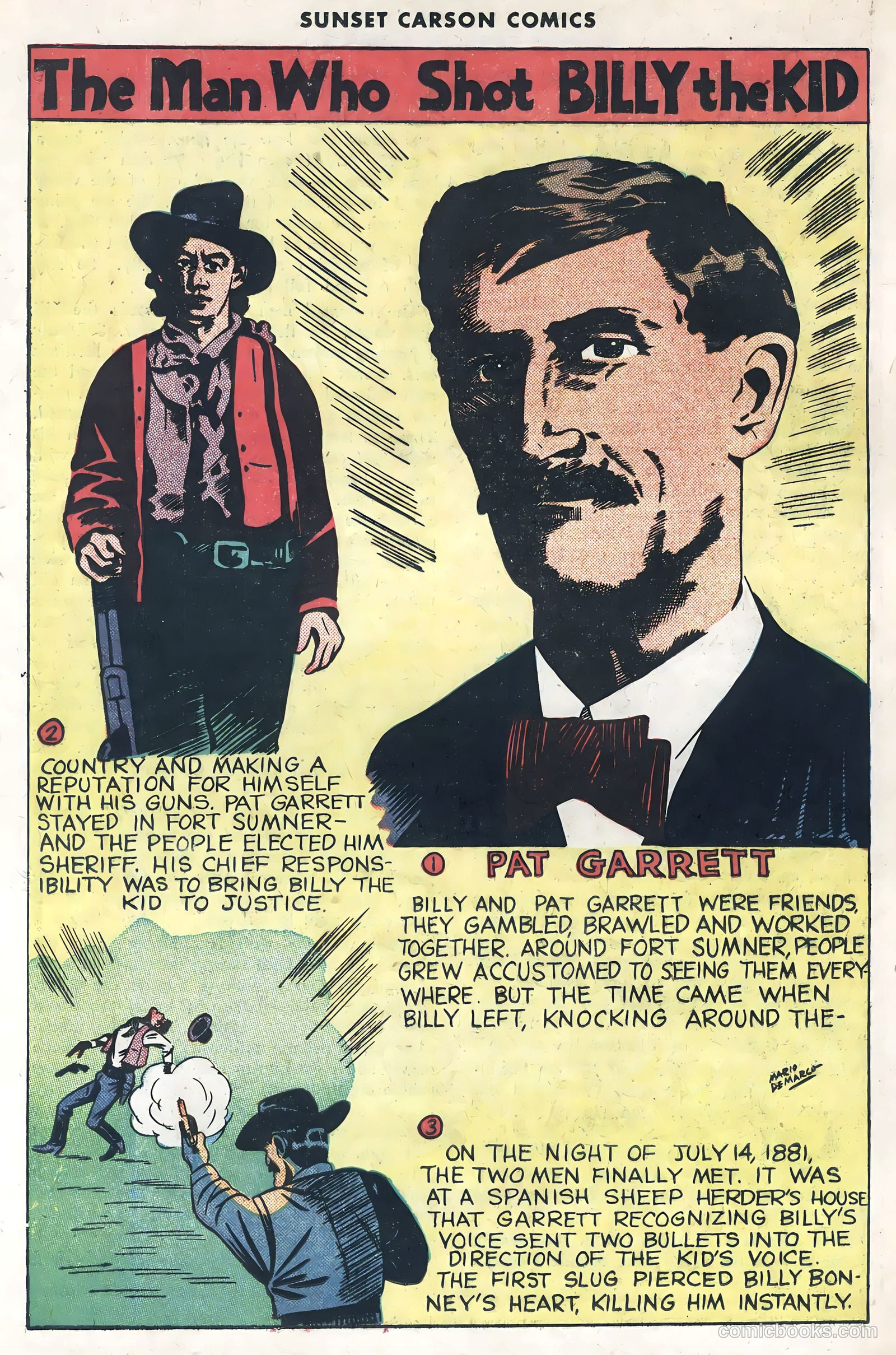 Sunset Carson Comics #1 (1951) — page 20 of 36