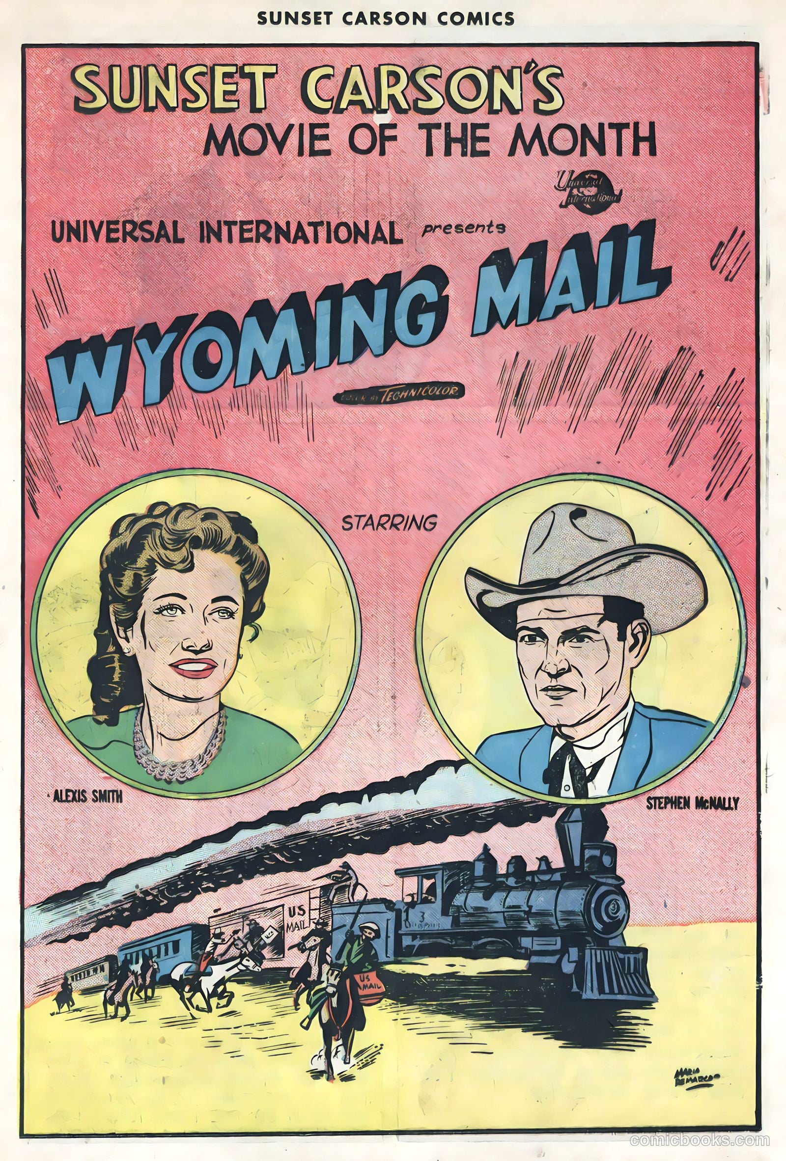 Sunset Carson Comics #1 (1951) — page 21 of 36