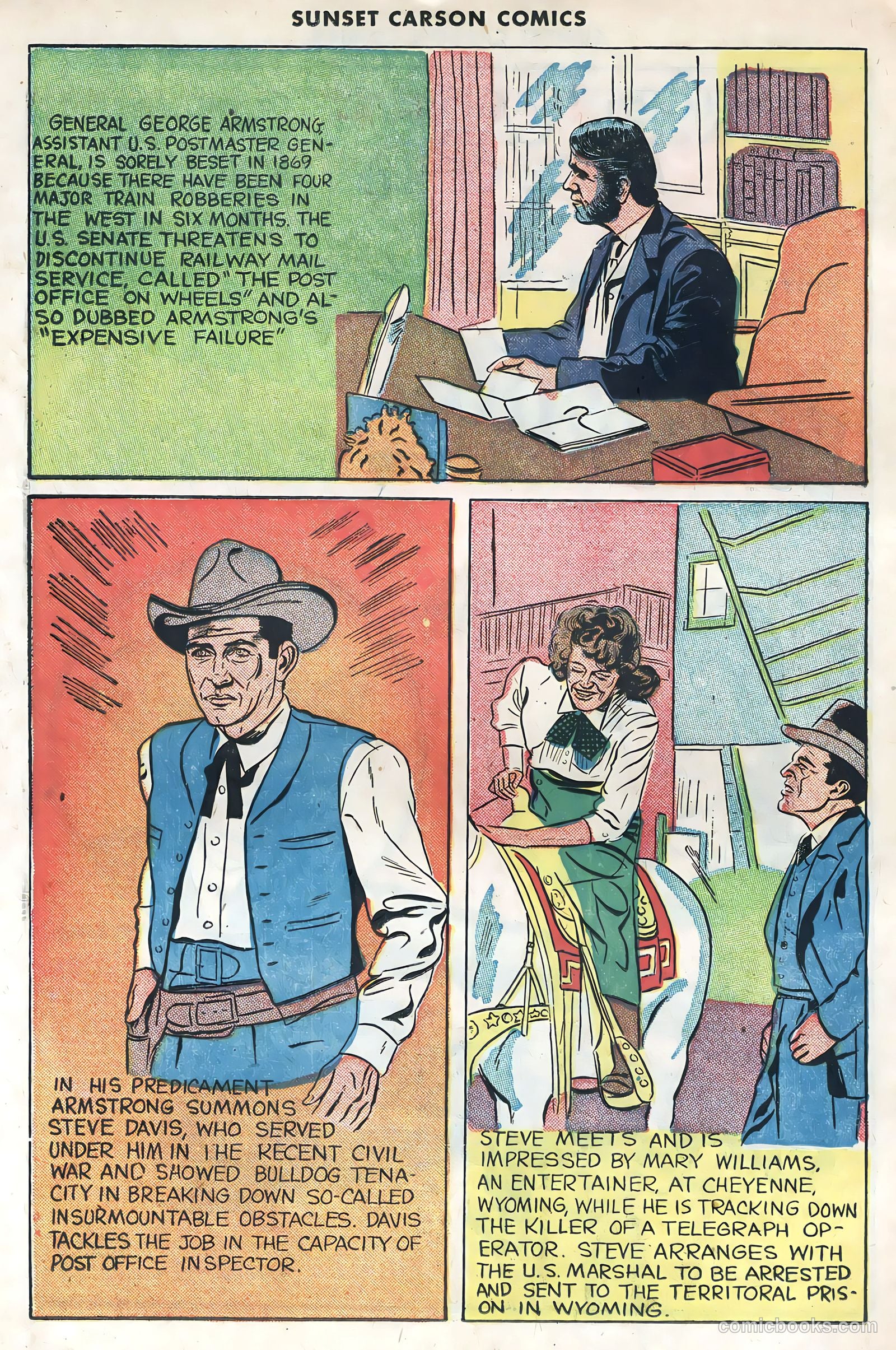 Sunset Carson Comics #1 (1951) — page 22 of 36