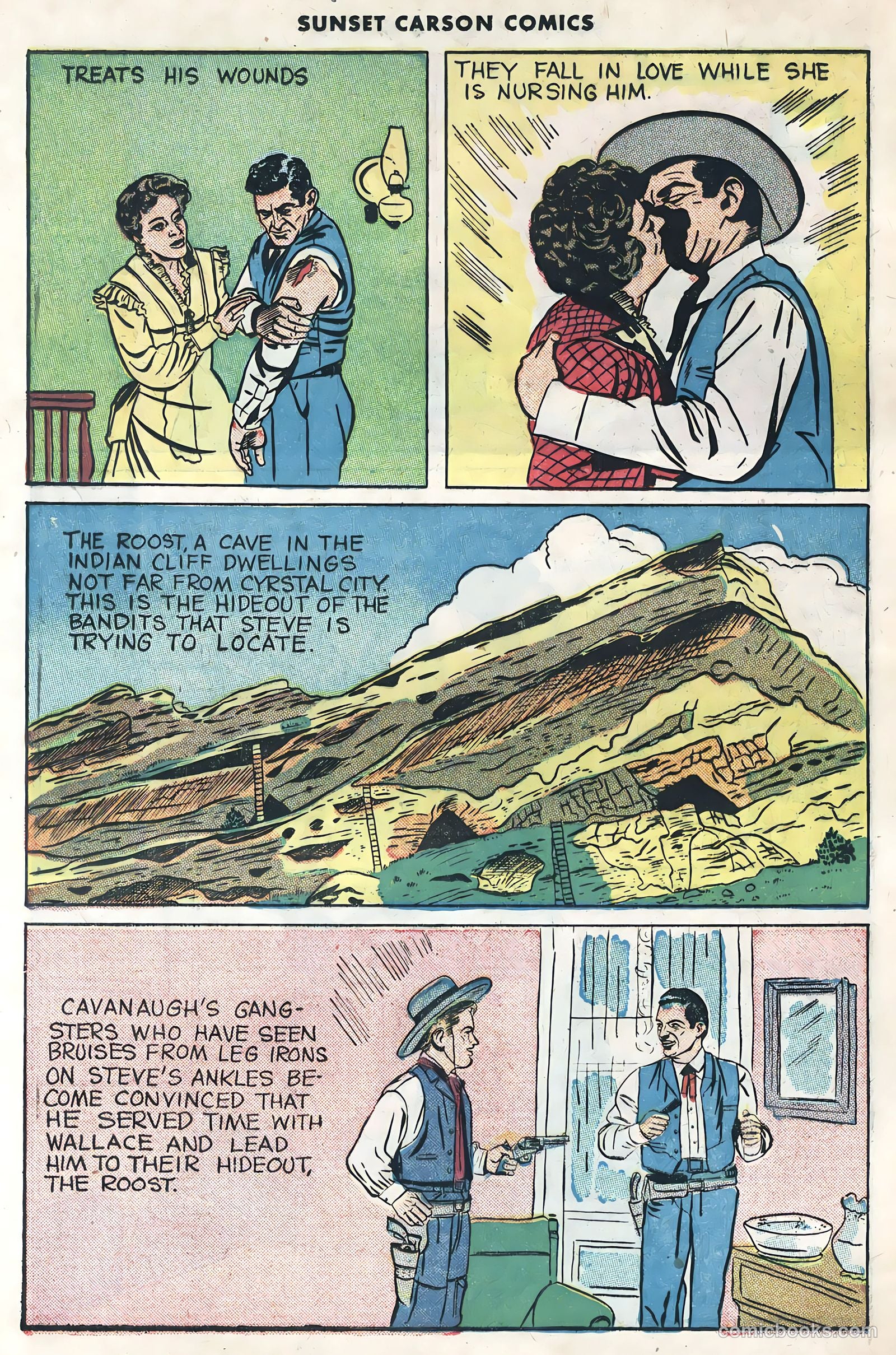 Sunset Carson Comics #1 (1951) — page 24 of 36