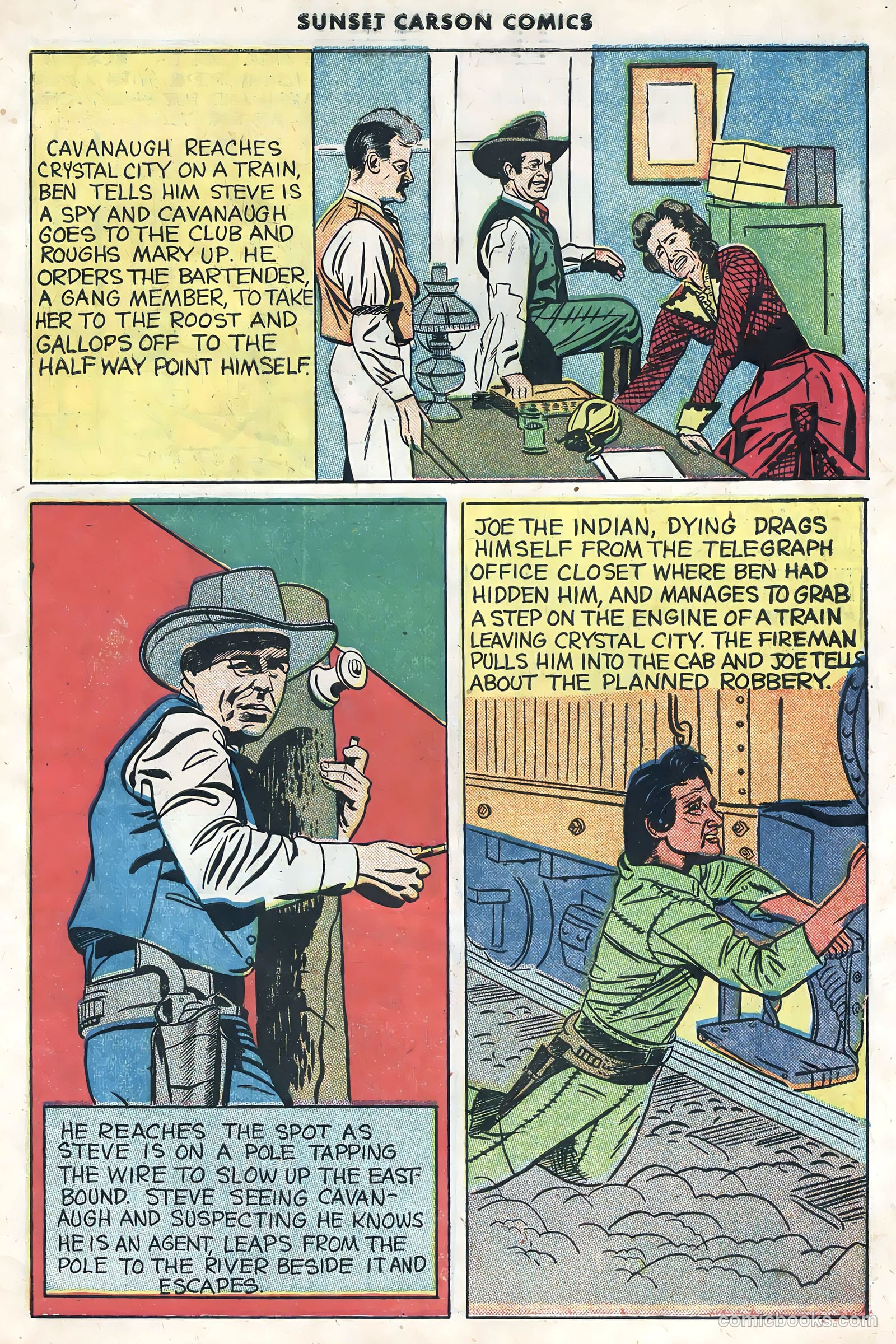 Sunset Carson Comics #1 (1951) — page 27 of 36