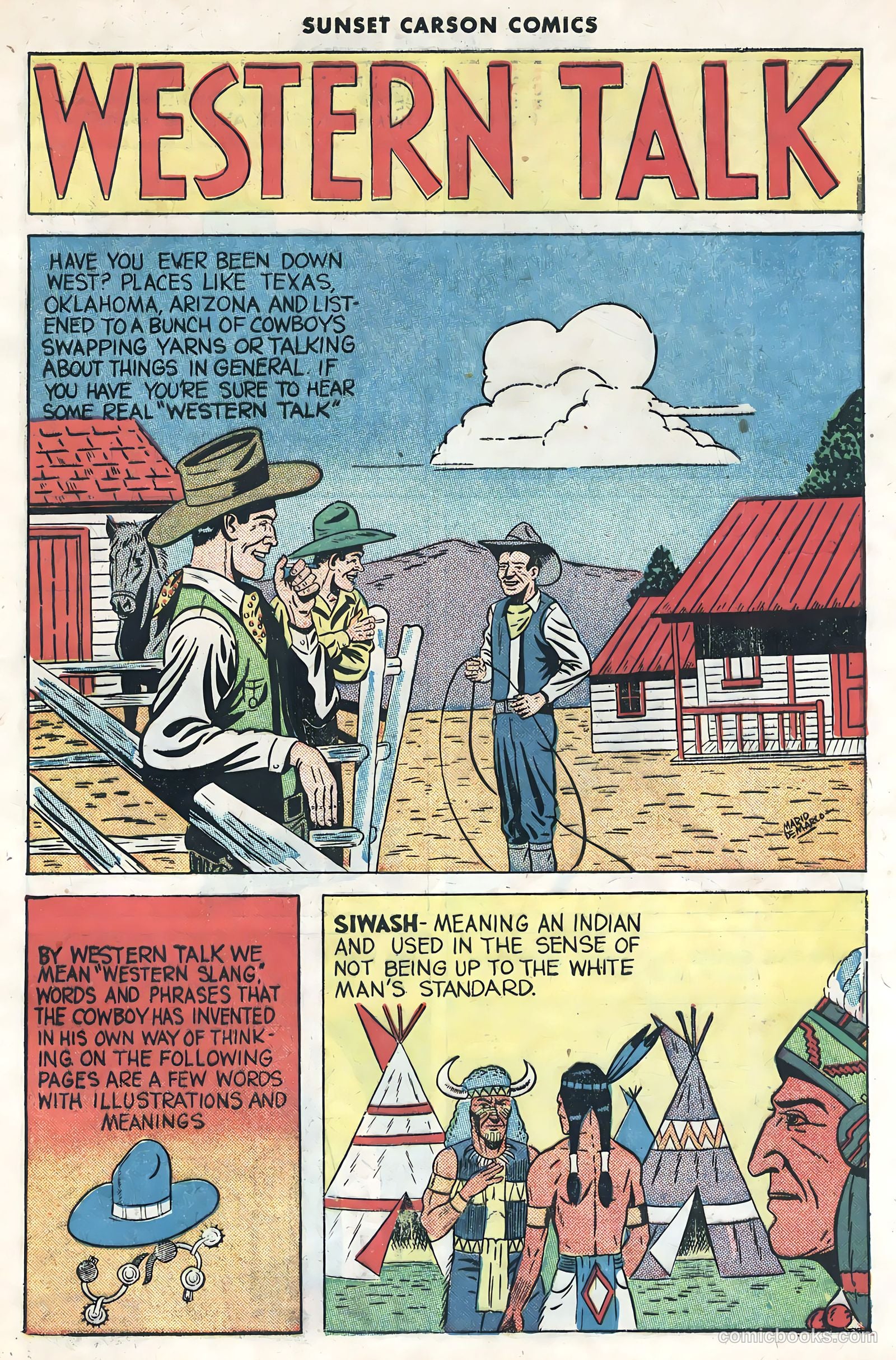 Sunset Carson Comics #1 (1951) — page 29 of 36