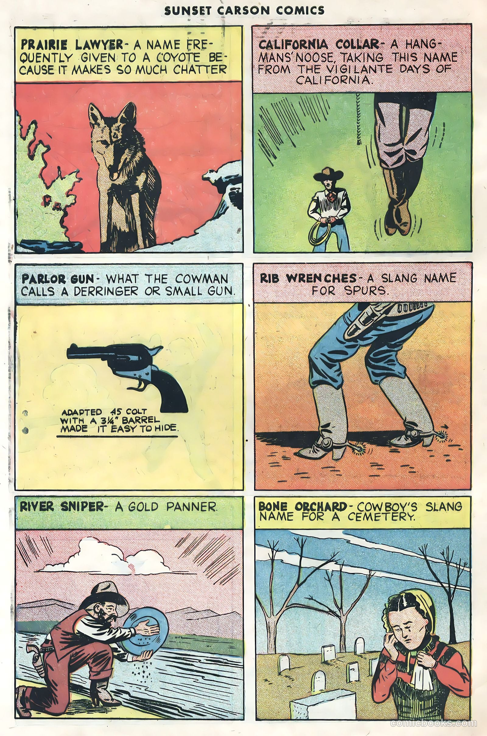 Sunset Carson Comics #1 (1951) — page 32 of 36