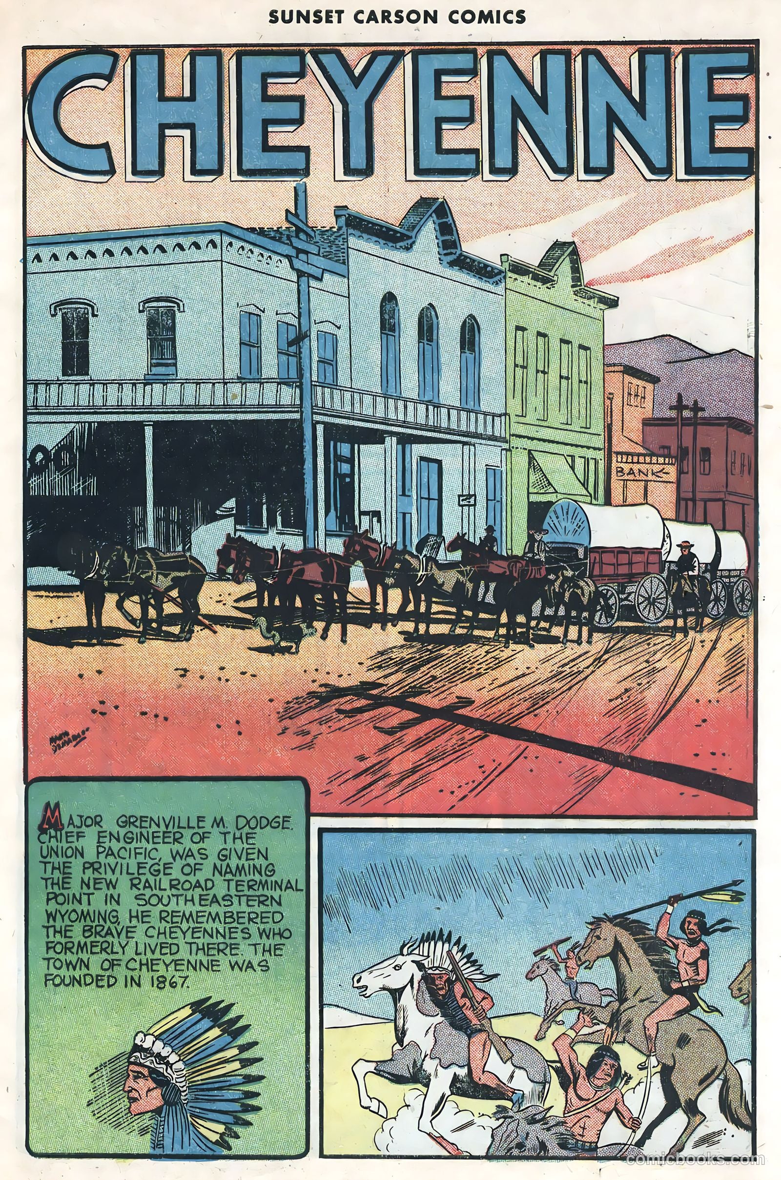 Sunset Carson Comics #1 (1951) — page 33 of 36