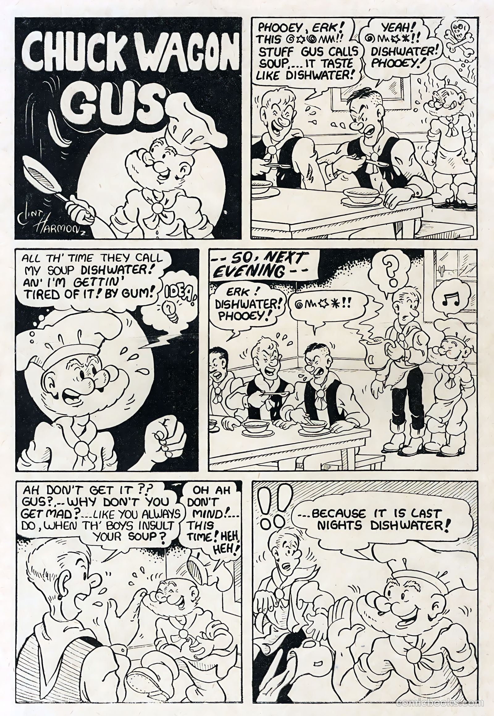 Sunset Carson Comics #1 (1951) — page 36 of 36