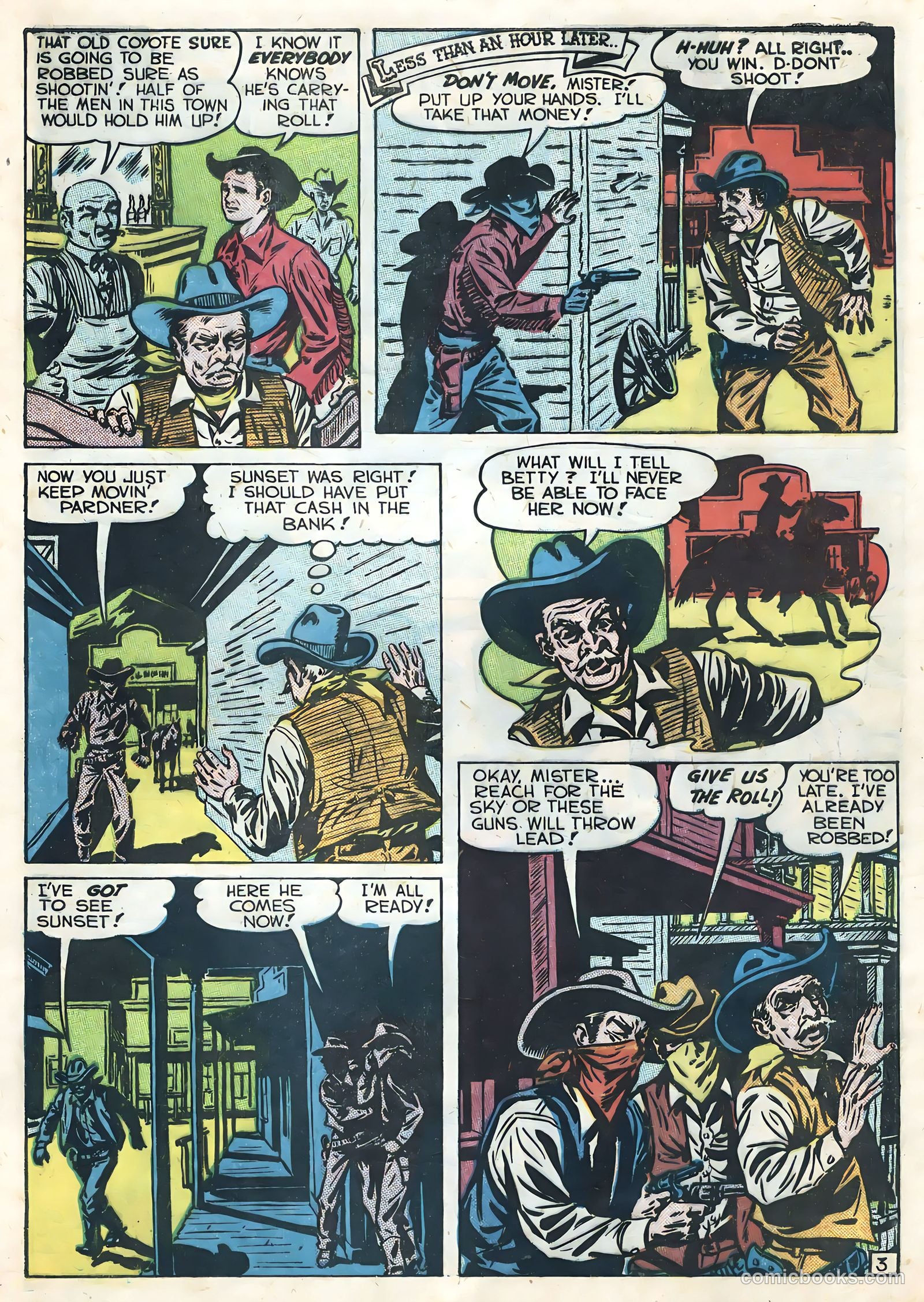 Sunset Carson Comics #2 (1951) — page 5 of 36