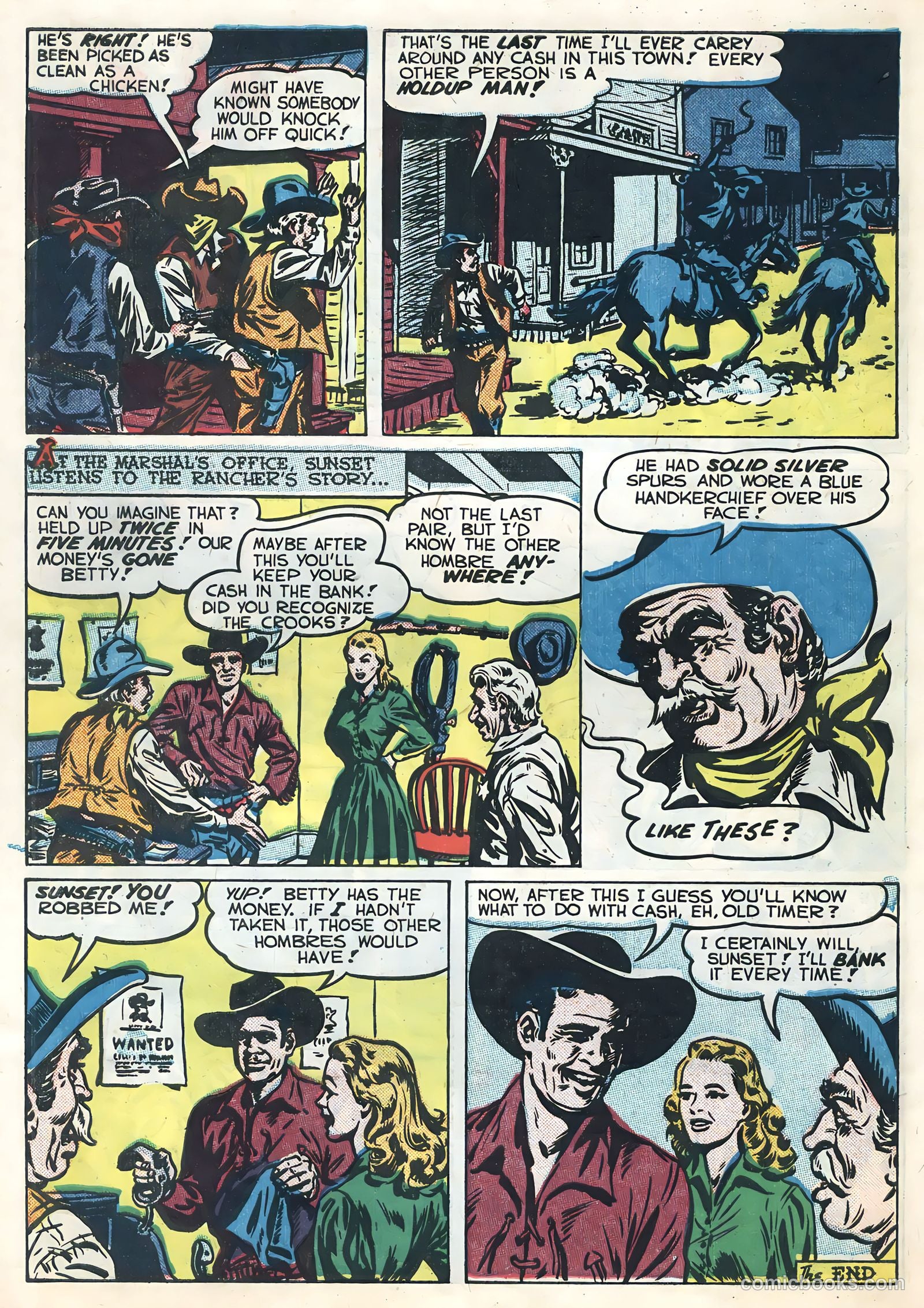 Sunset Carson Comics #2 (1951) — page 6 of 36