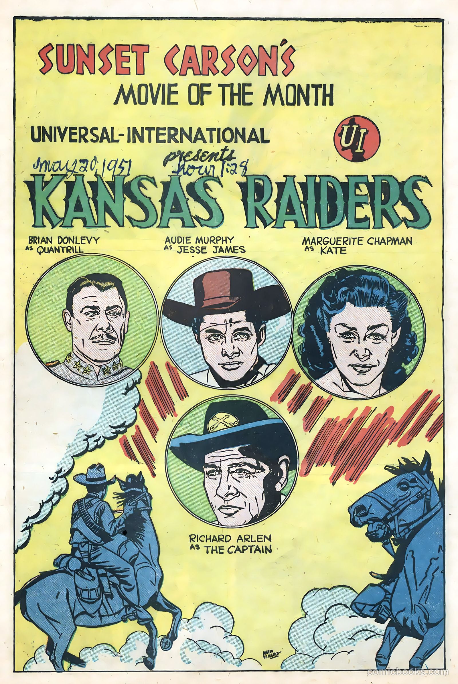 Sunset Carson Comics #2 (1951) — page 9 of 36