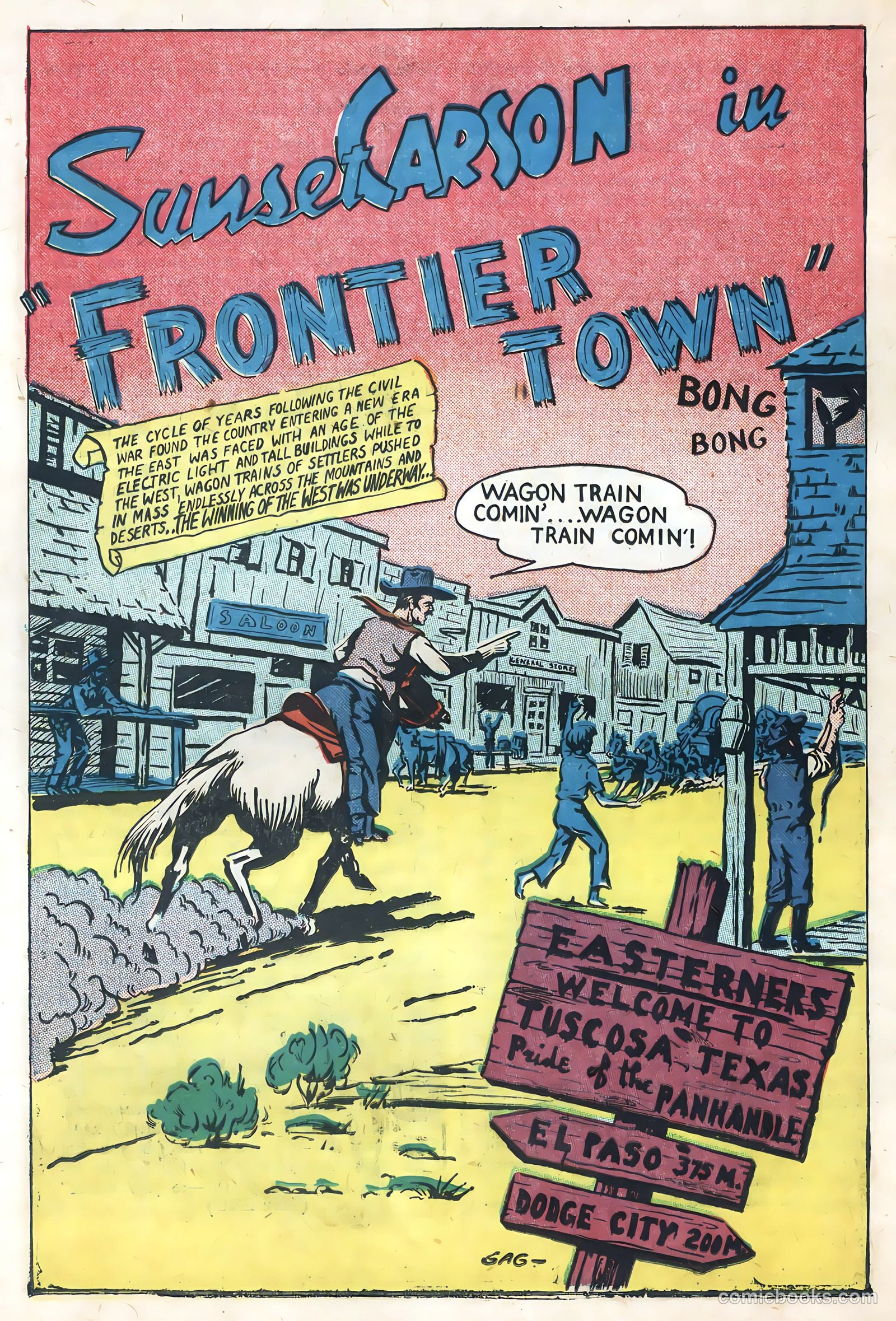 Sunset Carson Comics #2 (1951) — page 20 of 36