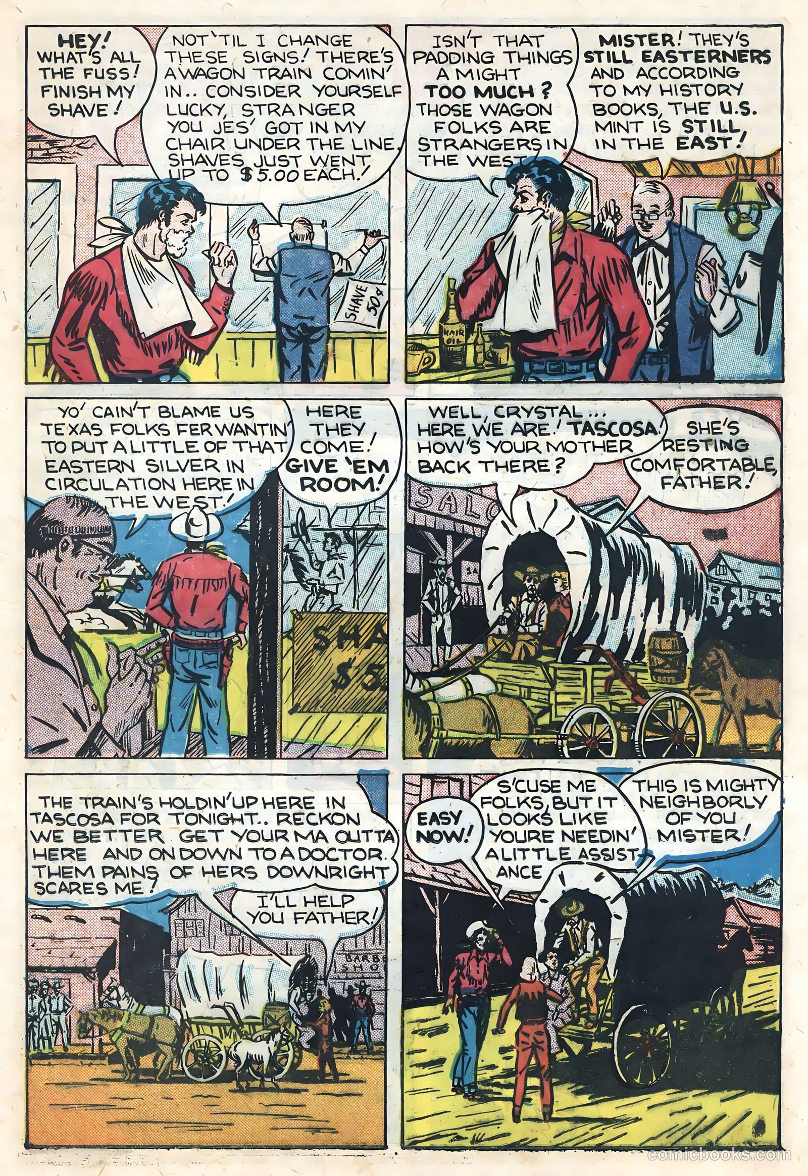 Sunset Carson Comics #2 (1951) — page 21 of 36
