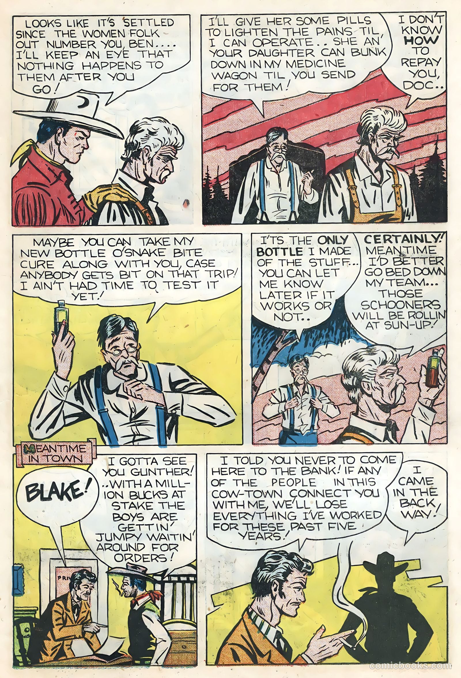Sunset Carson Comics #2 (1951) — page 23 of 36