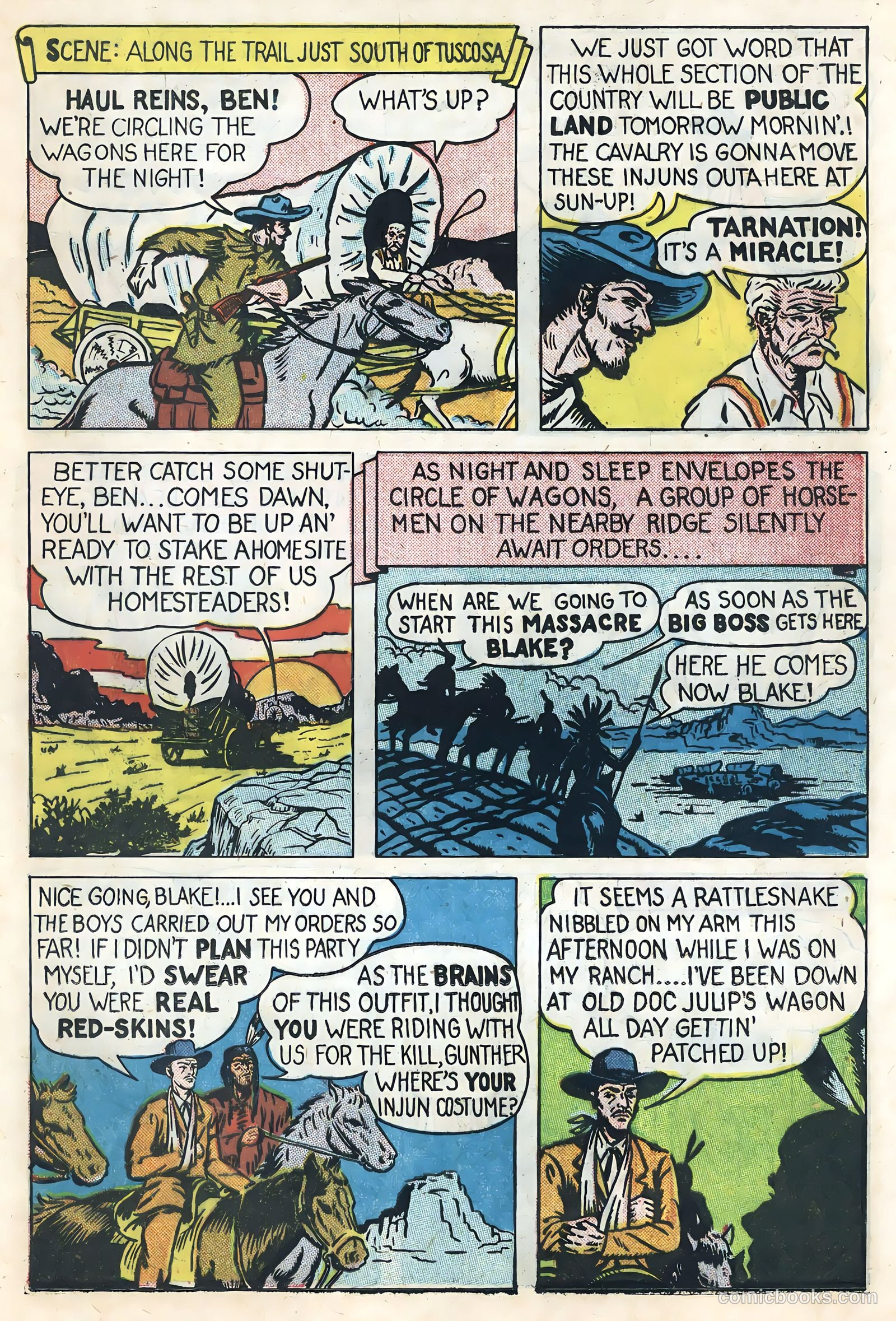 Sunset Carson Comics #2 (1951) — page 25 of 36
