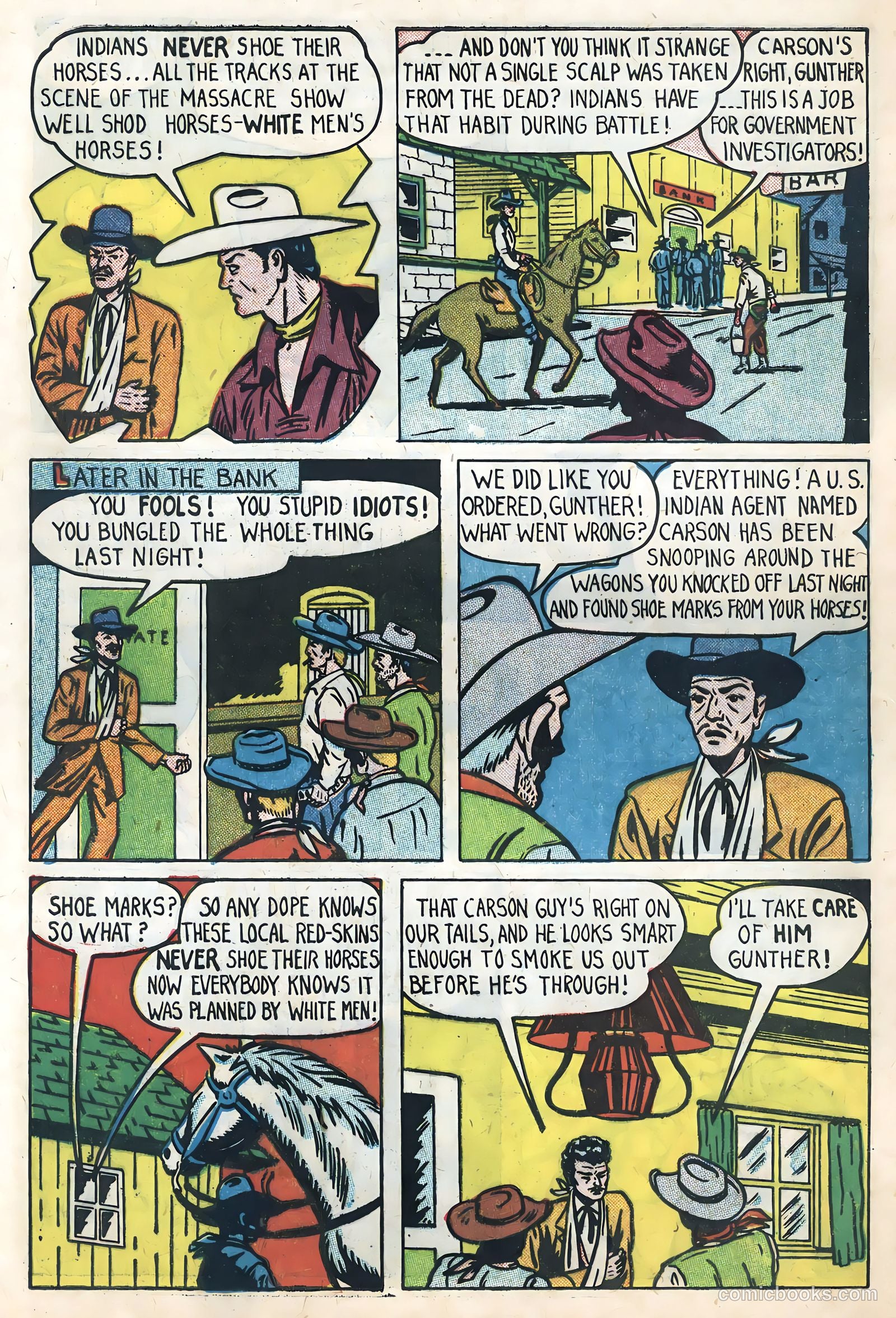 Sunset Carson Comics #2 (1951) — page 28 of 36