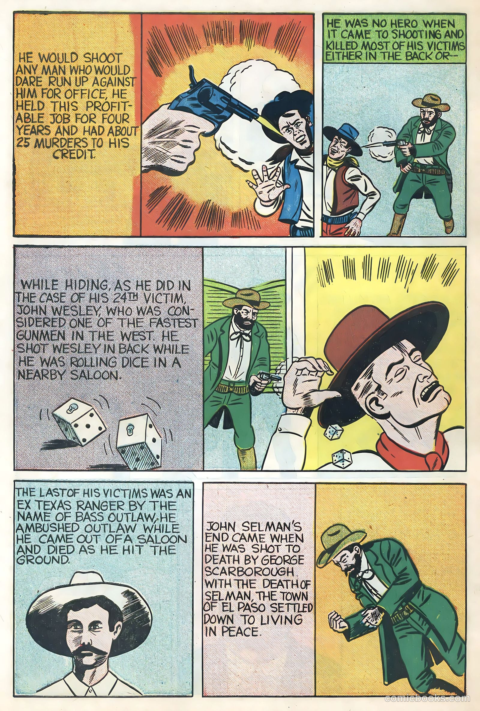 Sunset Carson Comics #2 (1951) — page 34 of 36