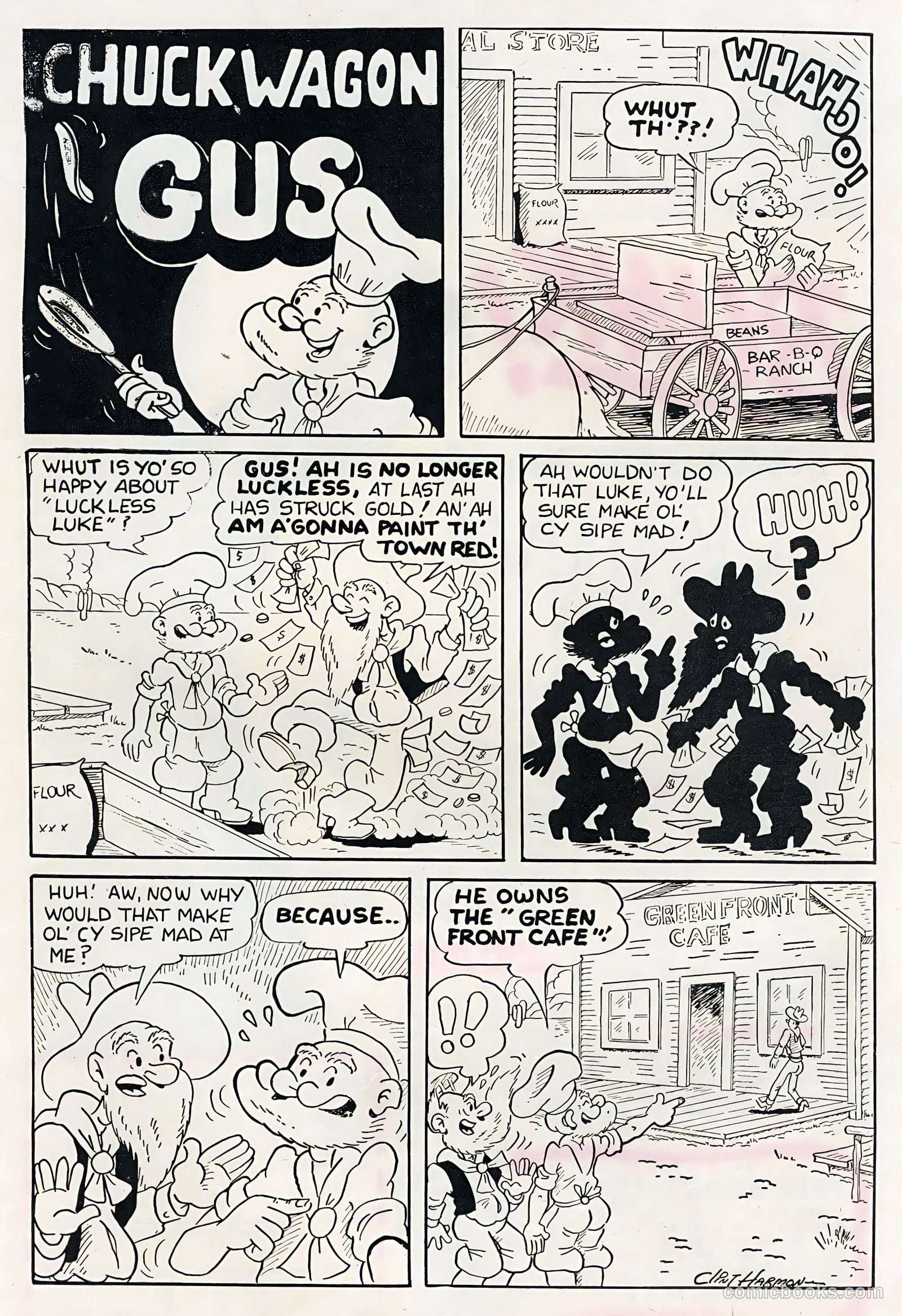 Sunset Carson Comics #2 (1951) — page 35 of 36