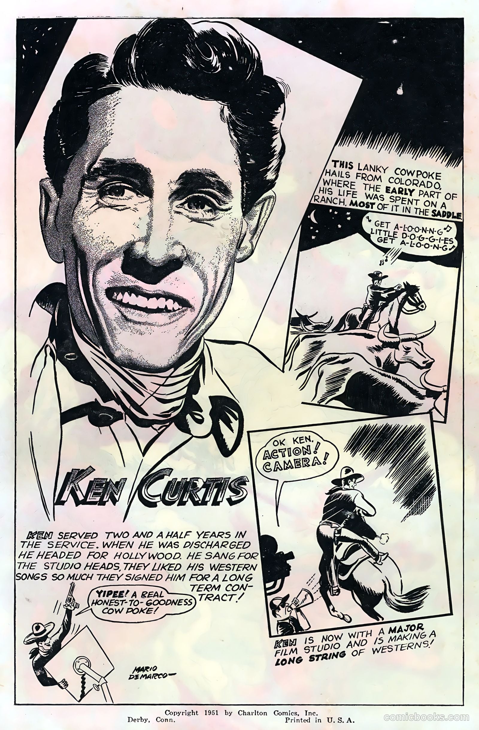 Sunset Carson Comics #3 (1951) — page 2 of 36