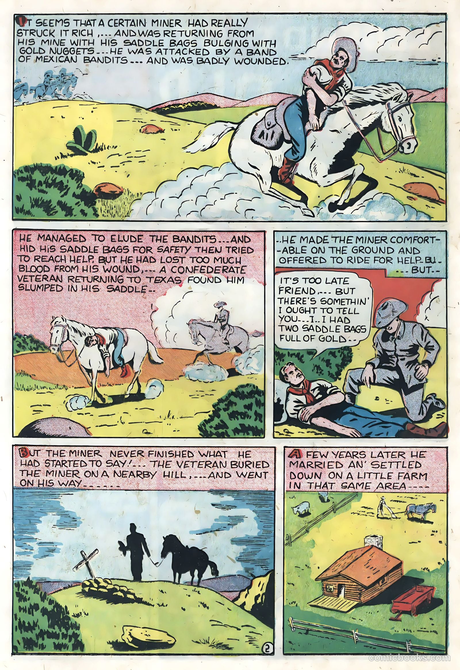 Sunset Carson Comics #3 (1951) — page 12 of 36