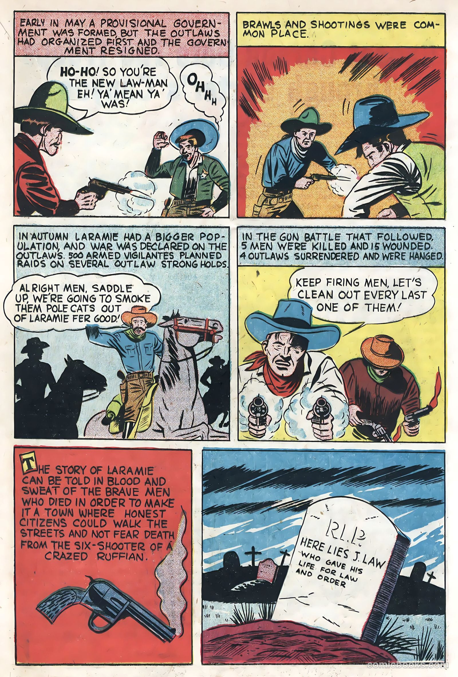 Sunset Carson Comics #3 (1951) — page 17 of 36