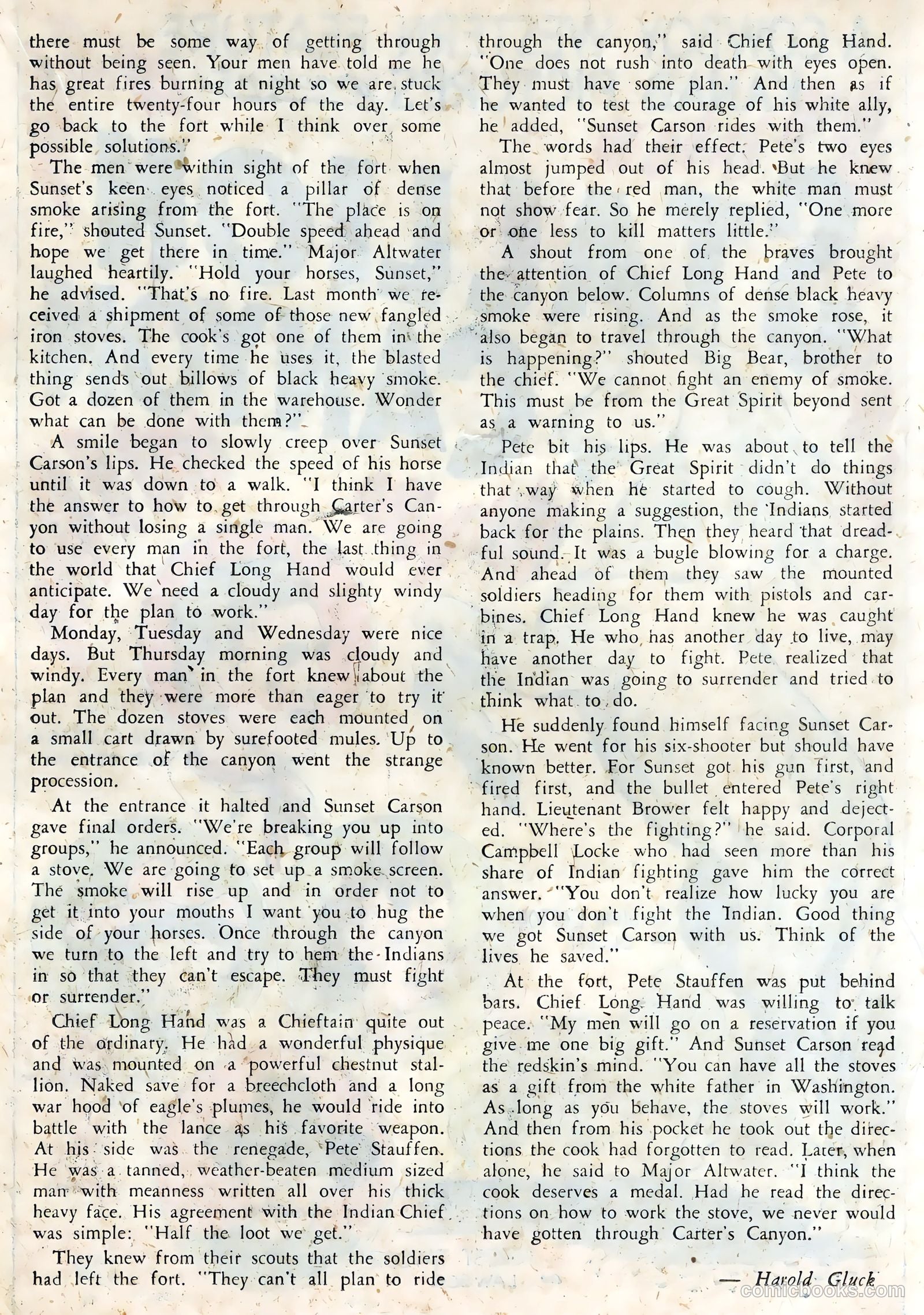 Sunset Carson Comics #3 (1951) — page 19 of 36