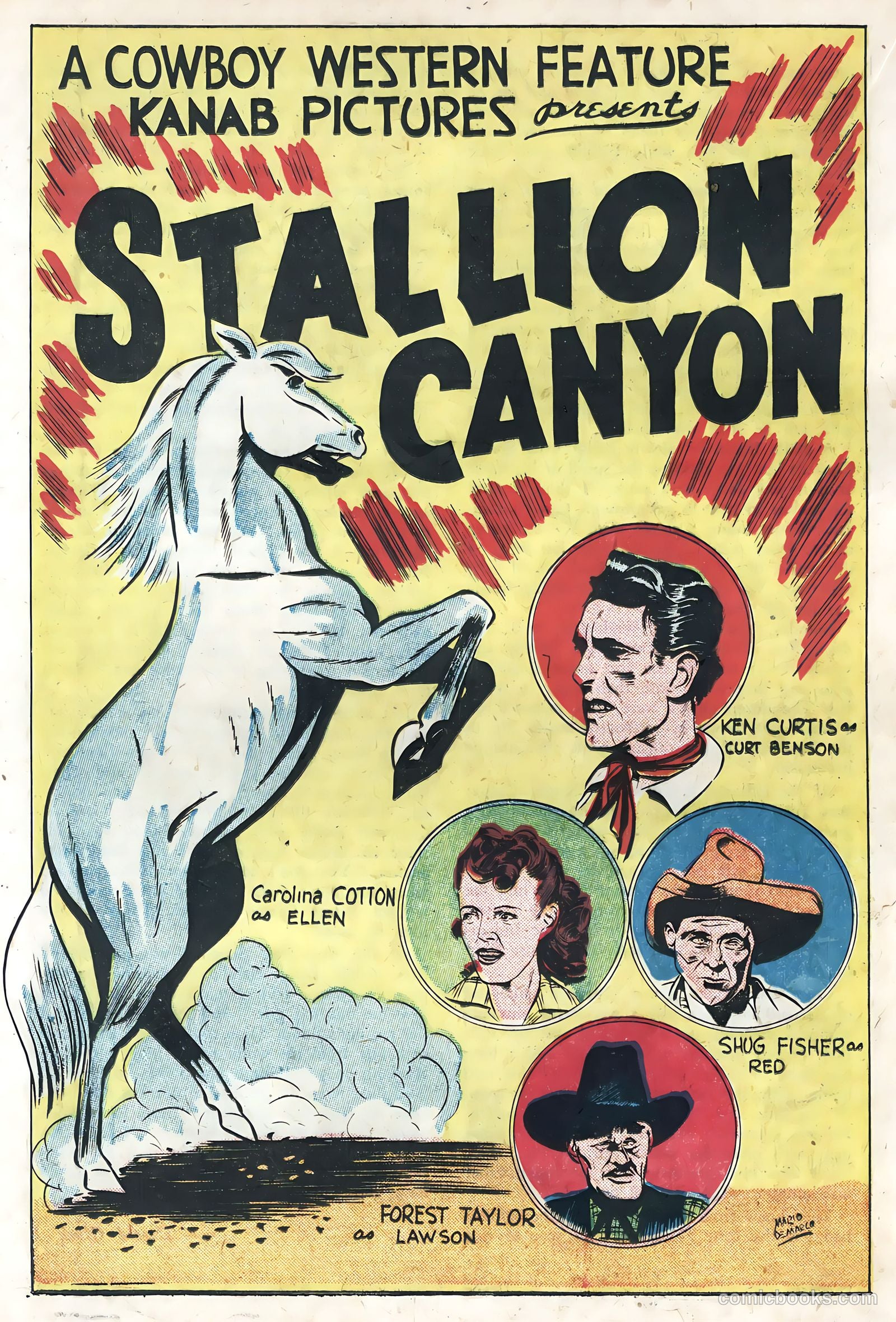 Sunset Carson Comics #3 (1951) — page 20 of 36