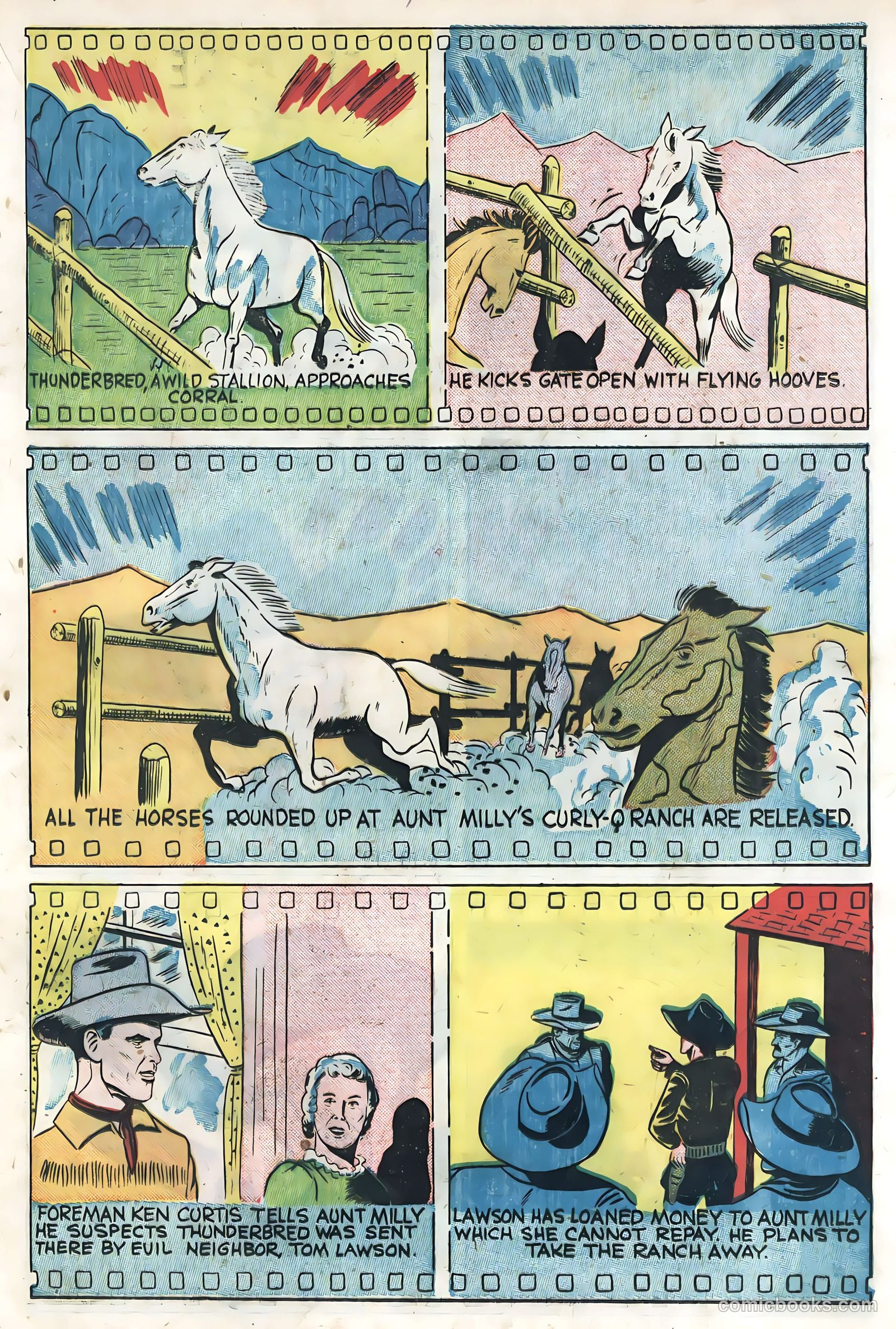 Sunset Carson Comics #3 (1951) — page 21 of 36