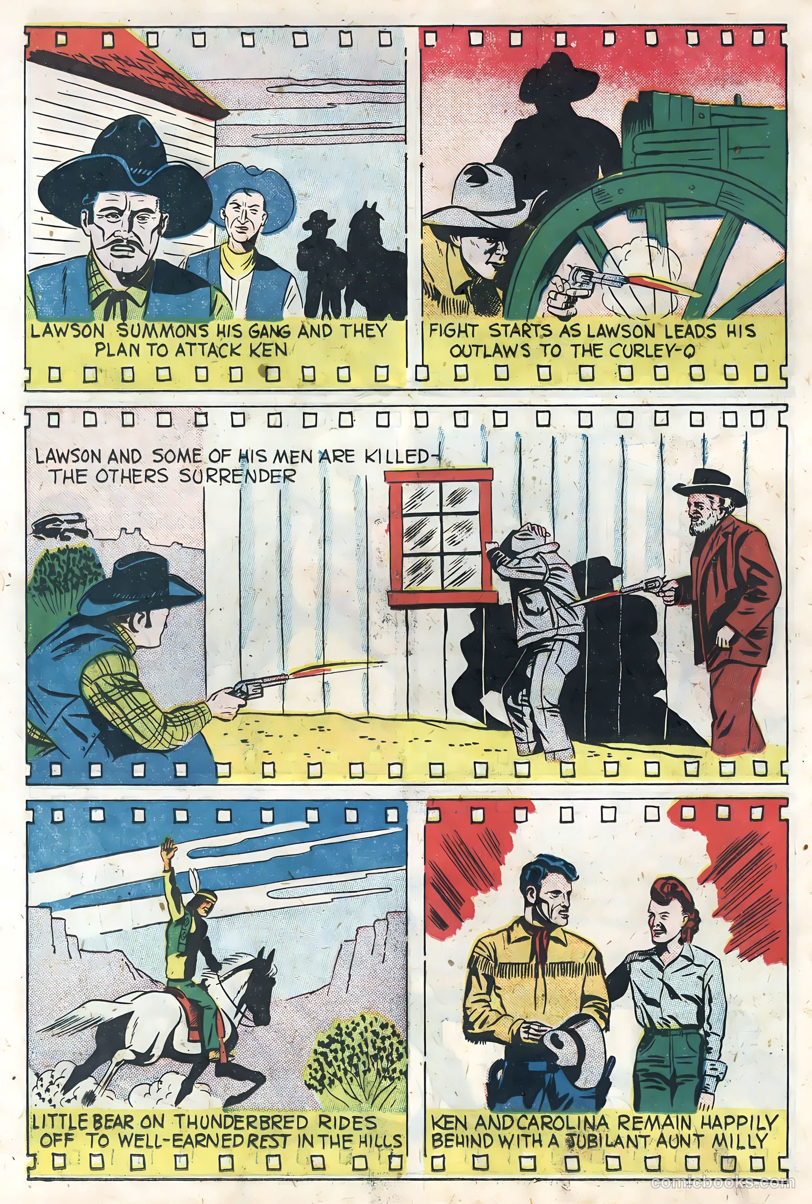 Sunset Carson Comics #3 (1951) — page 26 of 36