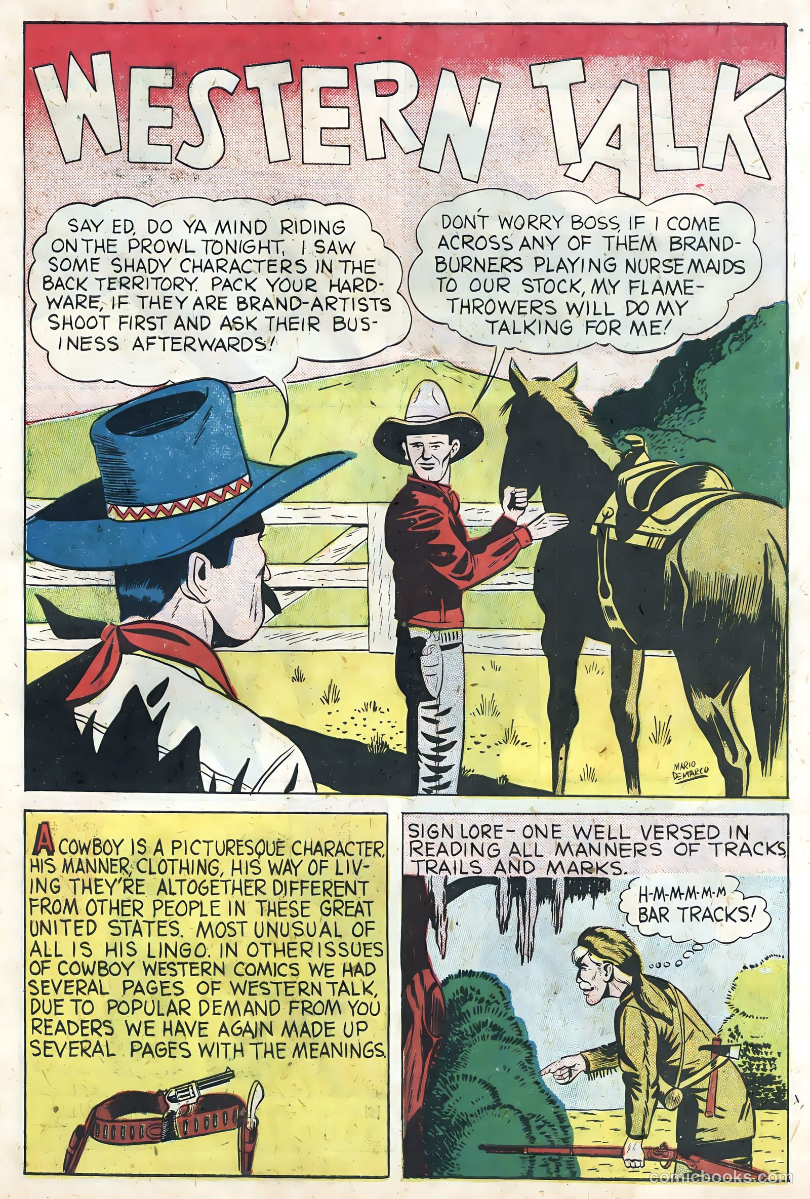 Sunset Carson Comics #3 (1951) — page 27 of 36
