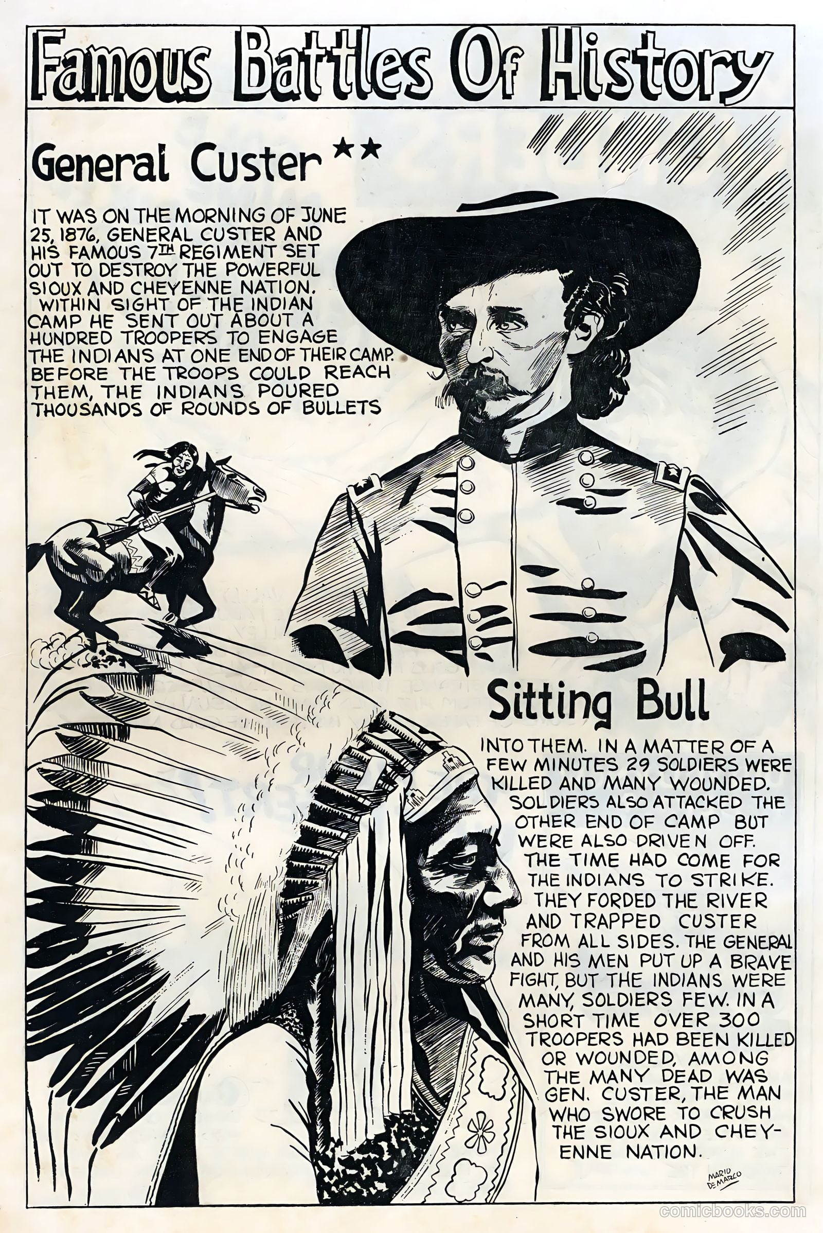 Sunset Carson Comics #3 (1951) — page 35 of 36