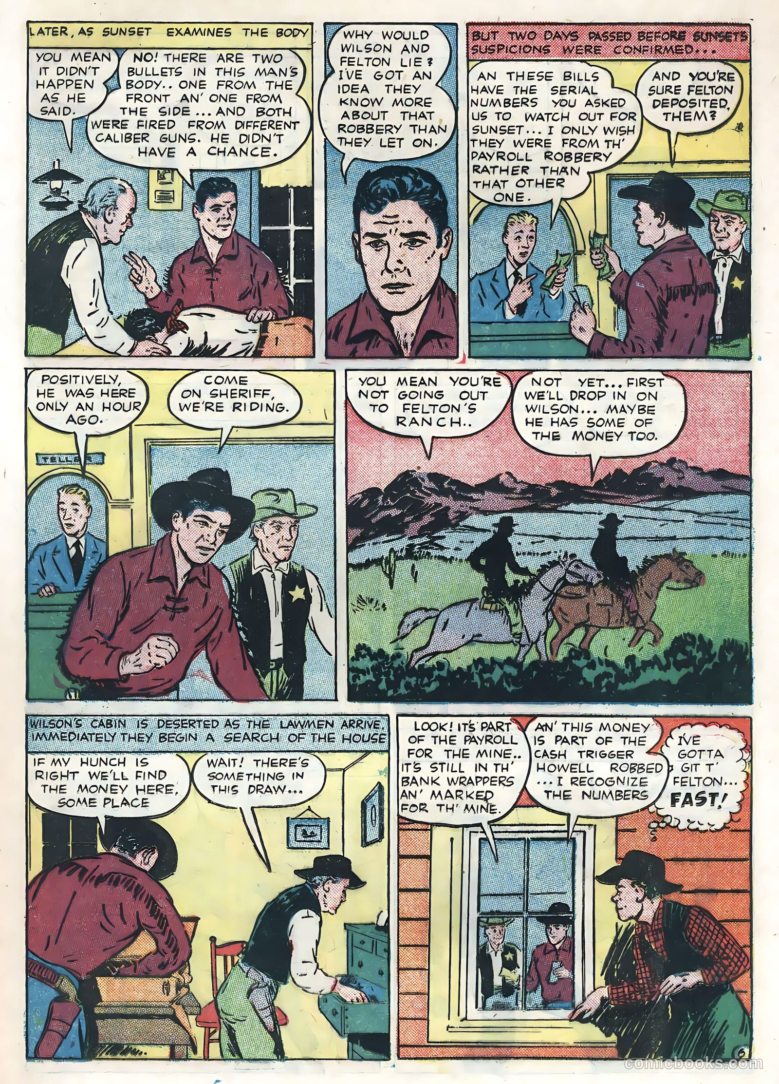 Sunset Carson Comics #4 (1951) — page 25 of 36