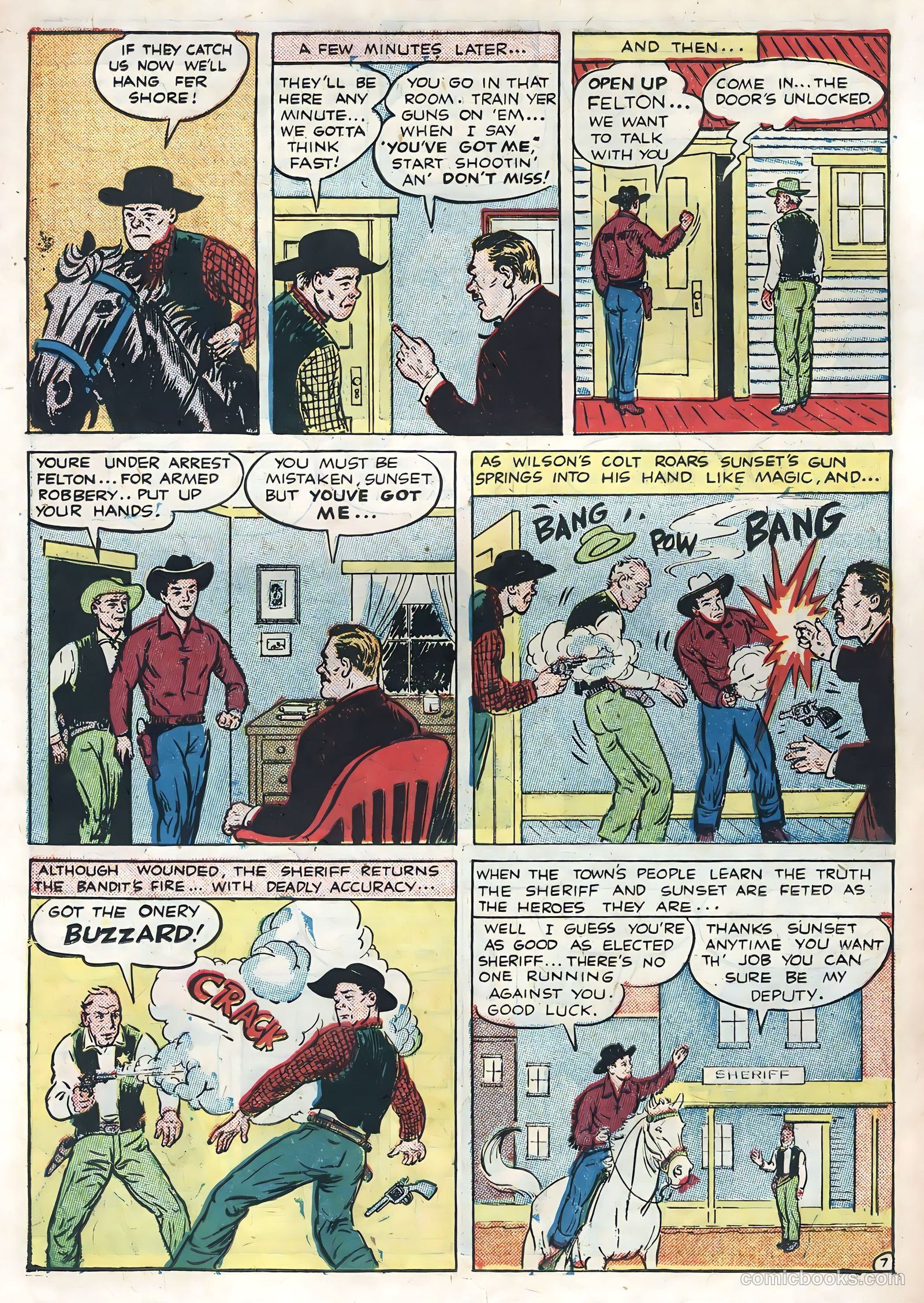 Sunset Carson Comics #4 (1951) — page 26 of 36