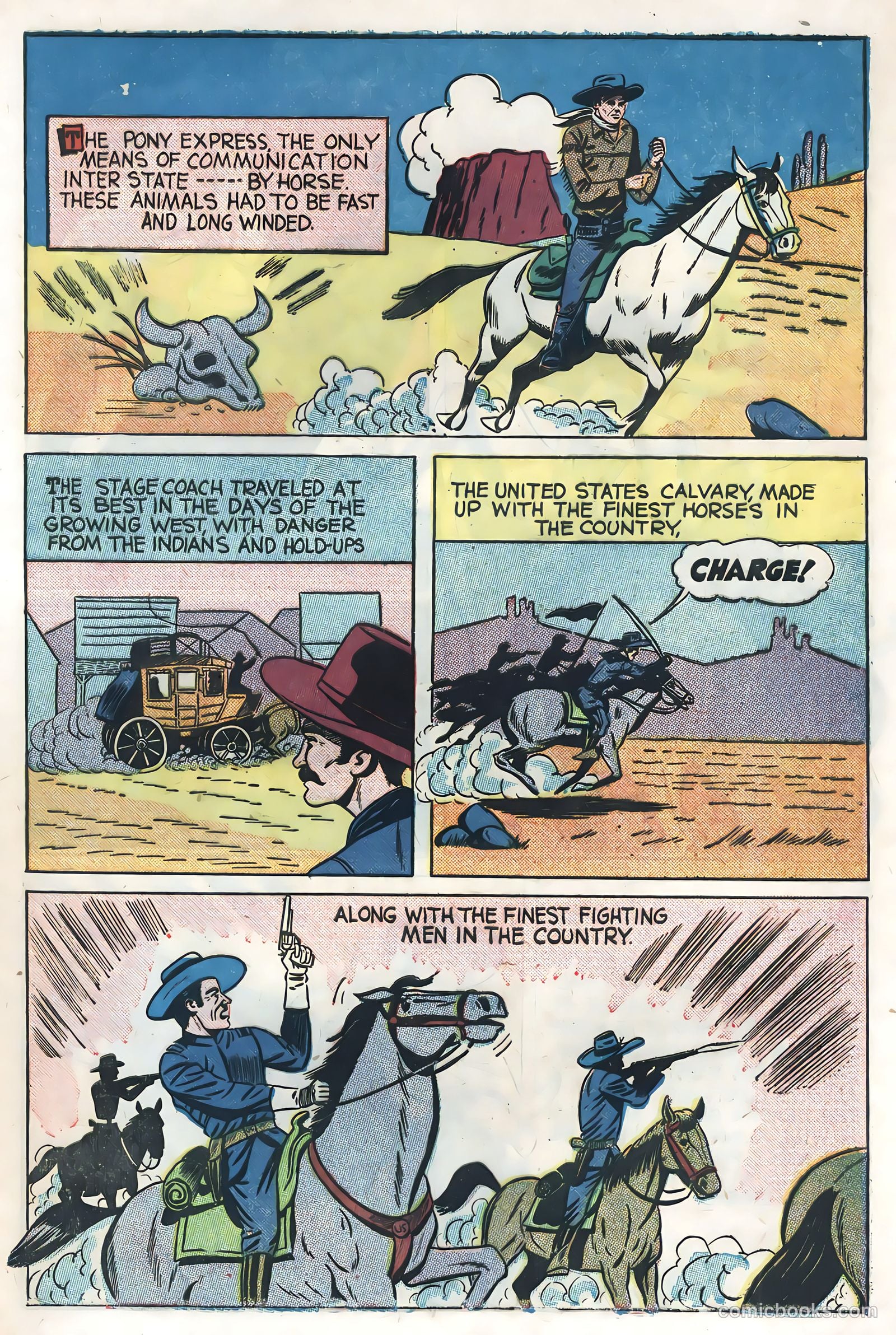 Sunset Carson Comics #4 (1951) — page 29 of 36