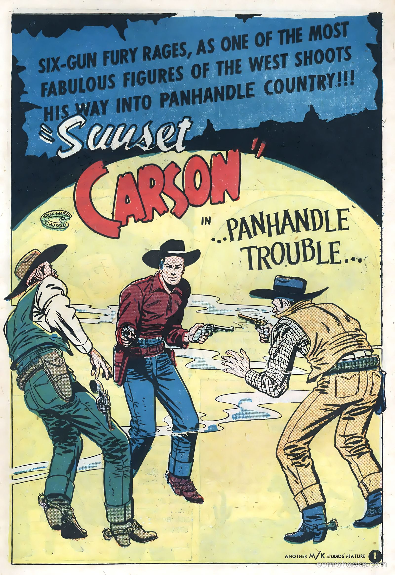 Sunset Carson Comics #4 (1951) — page 31 of 36