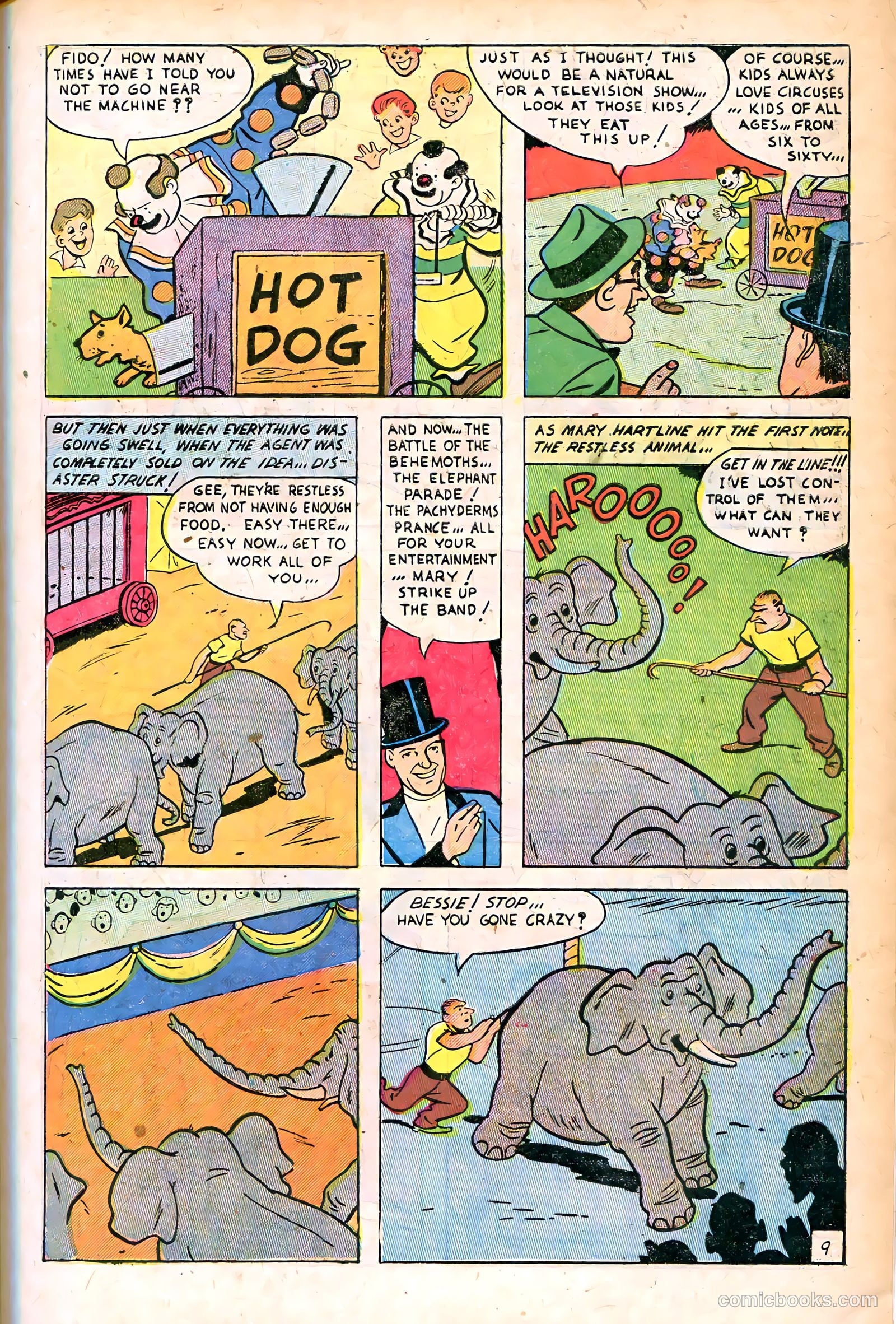 Super Circus #1 (1951) — page 9 of 52