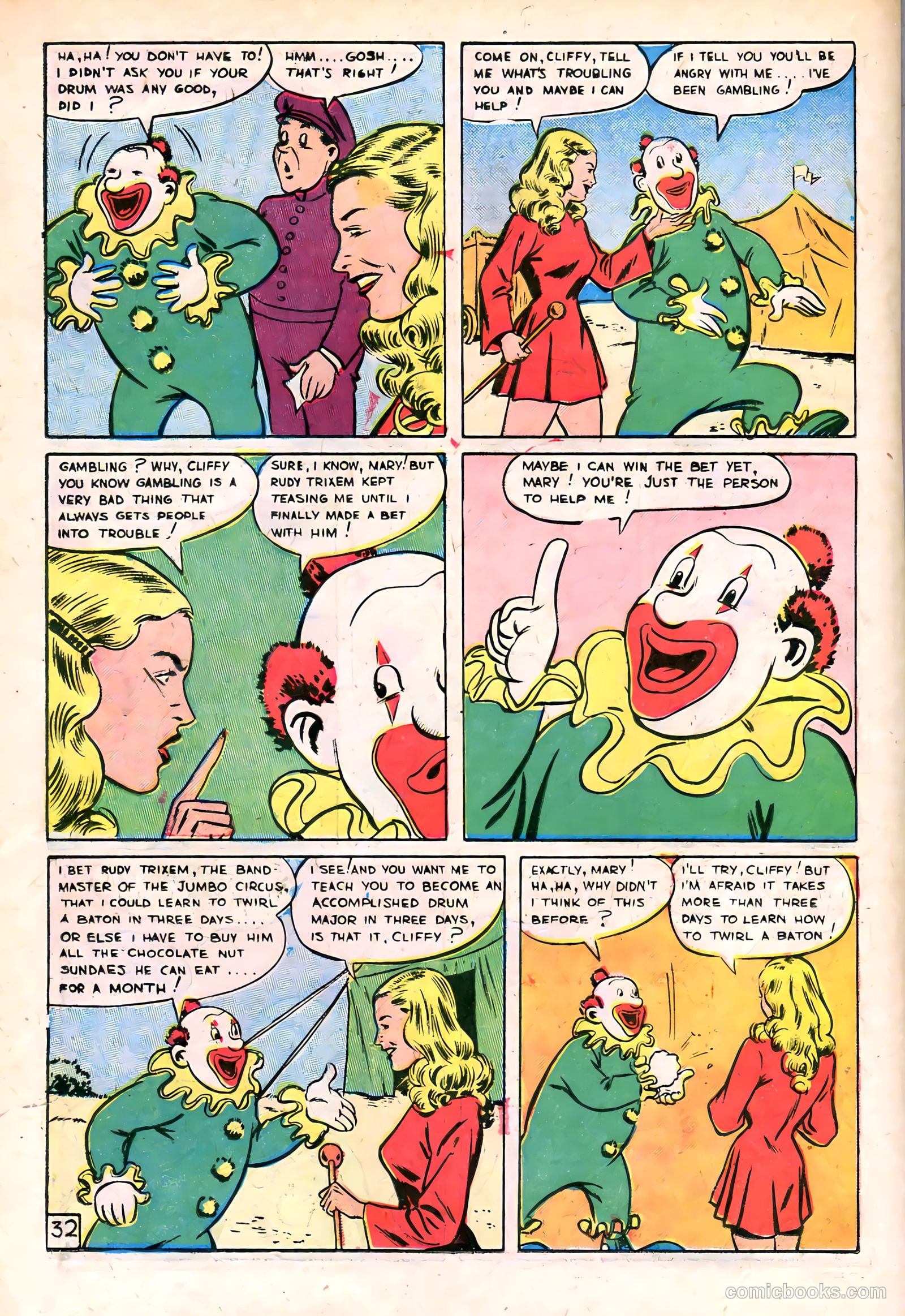 Super Circus #1 (1951) — page 32 of 52