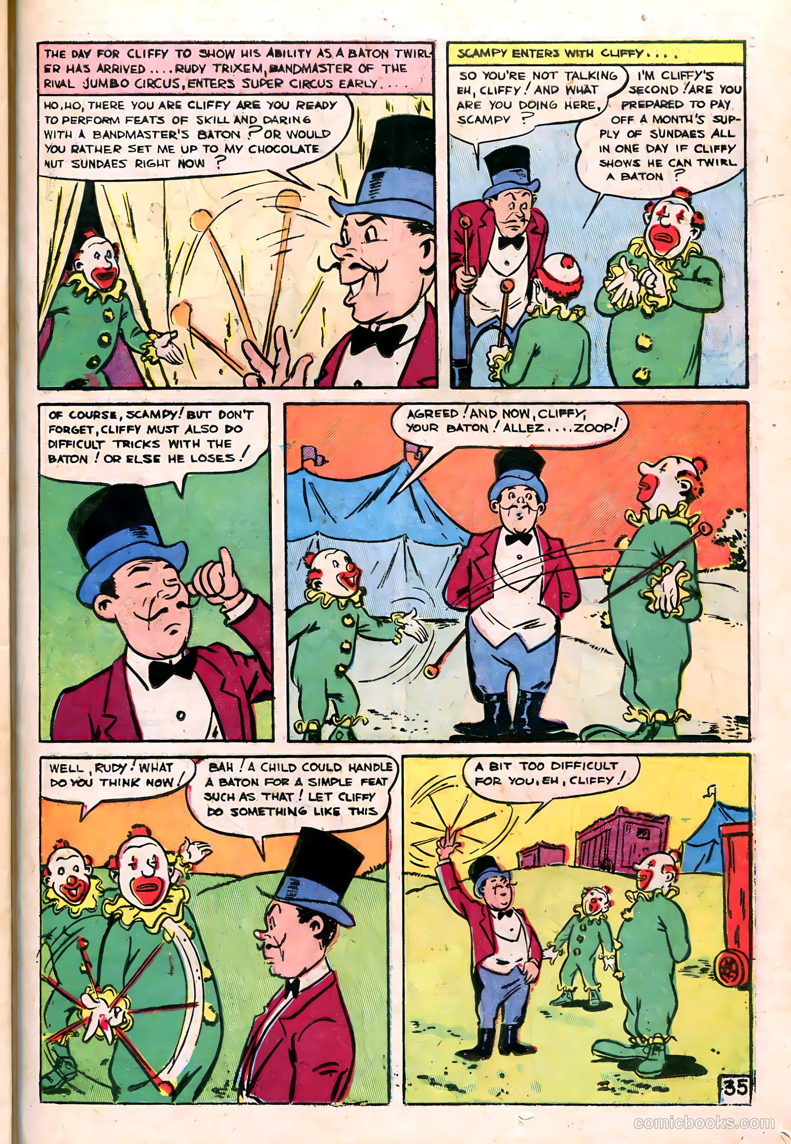 Super Circus #1 (1951) — page 35 of 52