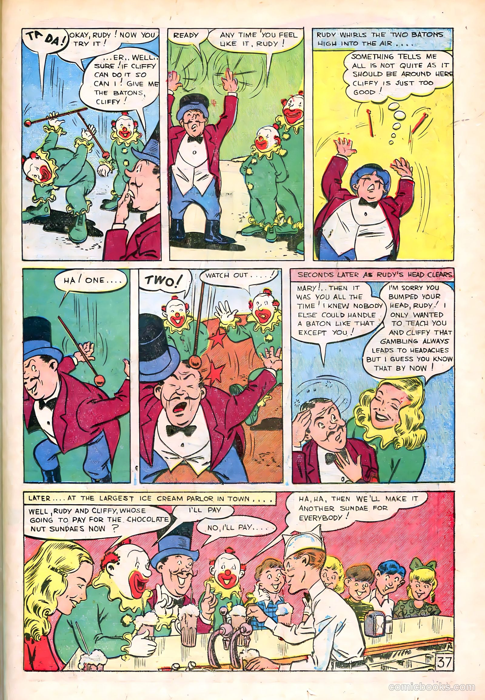 Super Circus #1 (1951) — page 37 of 52