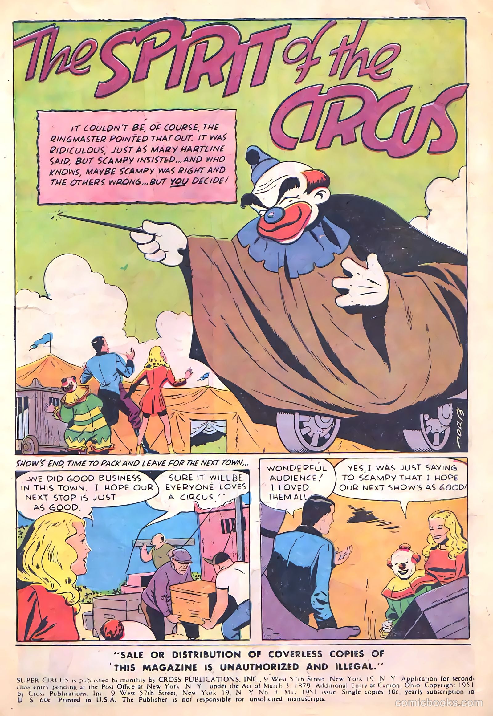 Super Circus #3 (1951) — page 3 of 37